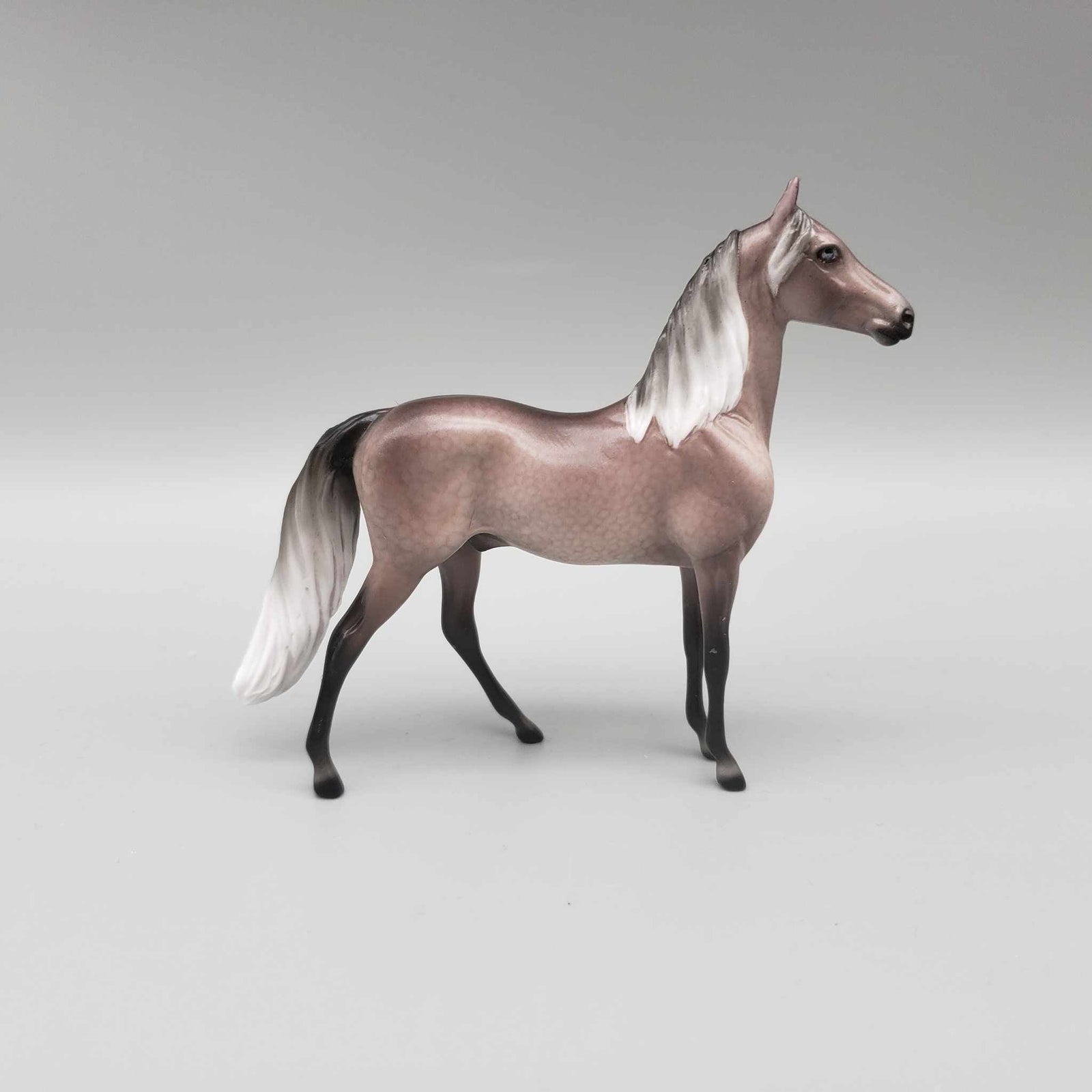 Silver Bullet OOAK  Dappled Silver Black Morgan Chip By Ellen Robbins Moonlight Madness 2023 MM23