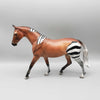 Hip Replacement OOAK Zebra Bay Pony Frankenstein Design By Jess Hamill Moonlight Madness 2023 MM23