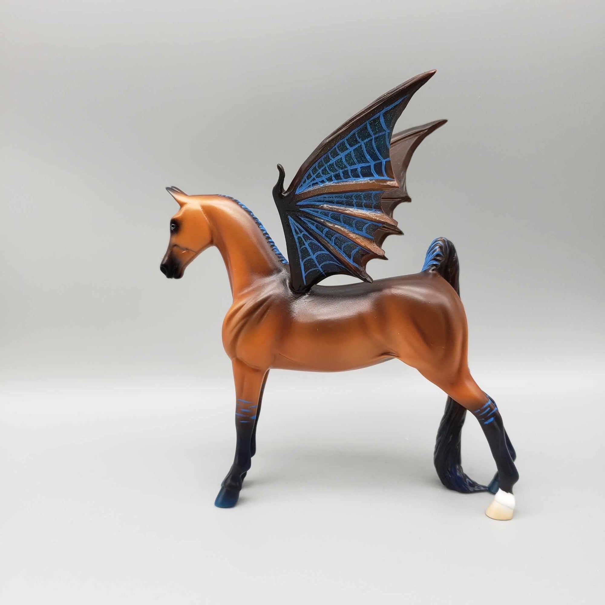 Sooner OOAK Bat Wing Saddlebred Pebble By Ashley Palmer Moonlight Madness 2023 MM23