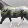 Frenzy OOAK Deco Green Night Sky w/ Bats By Angela Marleau Moonlight Madness 2023 MM23