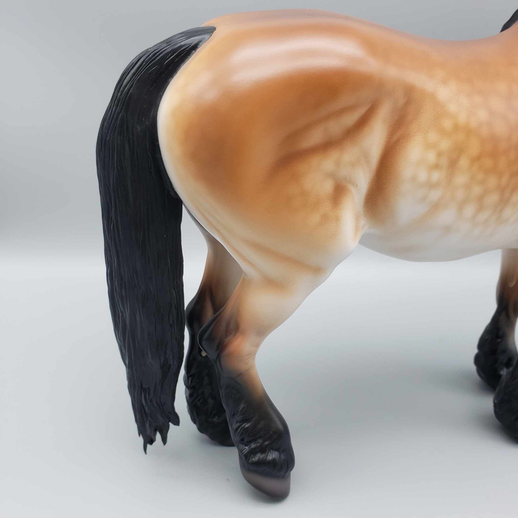 Enola OOAK Dapple Mealy Bay Heavy Draft Mare By Caroline Boydston Best Offer 11/6/23