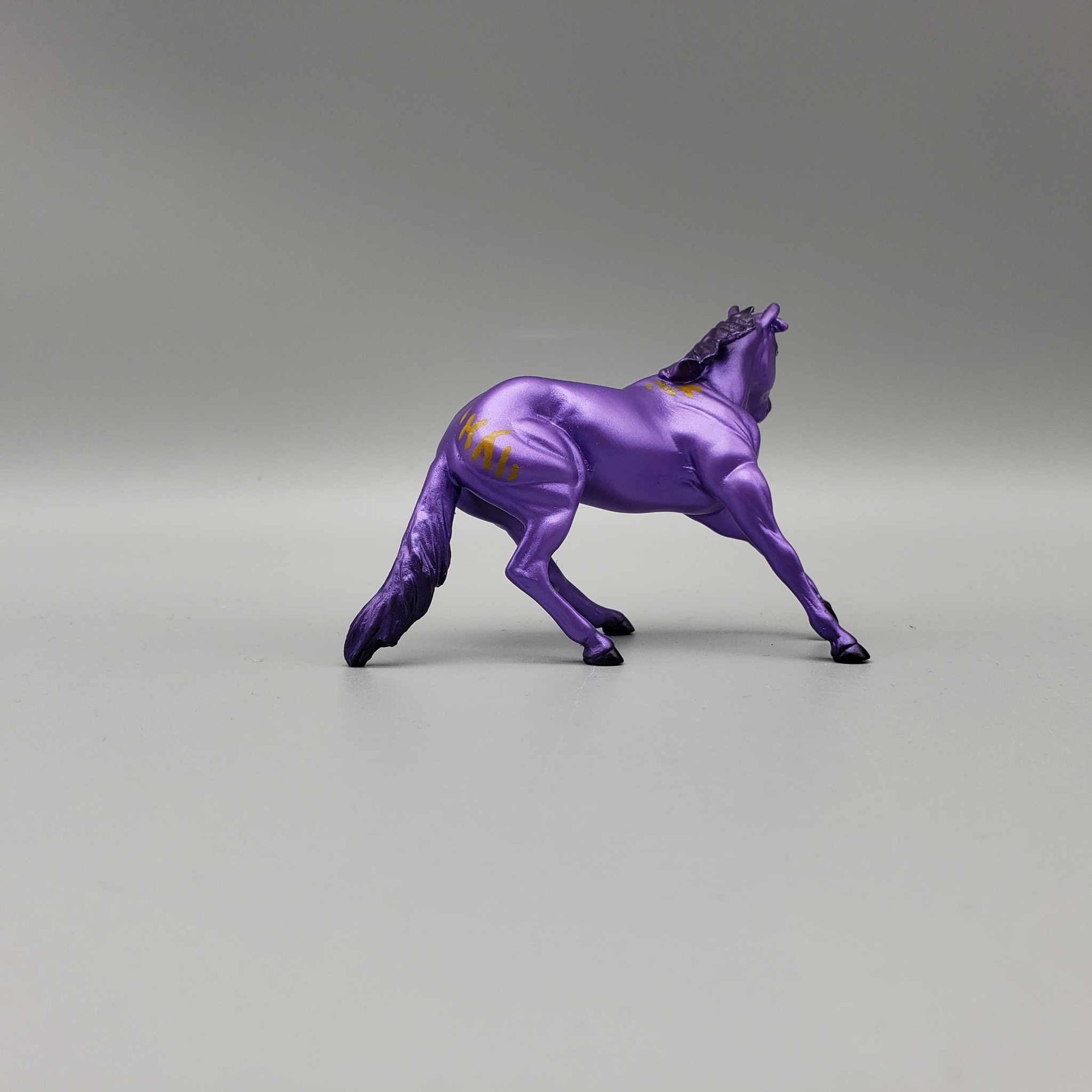 Draik&#39;ut &amp; Calf OOAK Purple Blacklight Reactive Cutter &amp; Alien Calf Chip LE-30 By Jess Hamill Moonlight Madness 2023 MM23