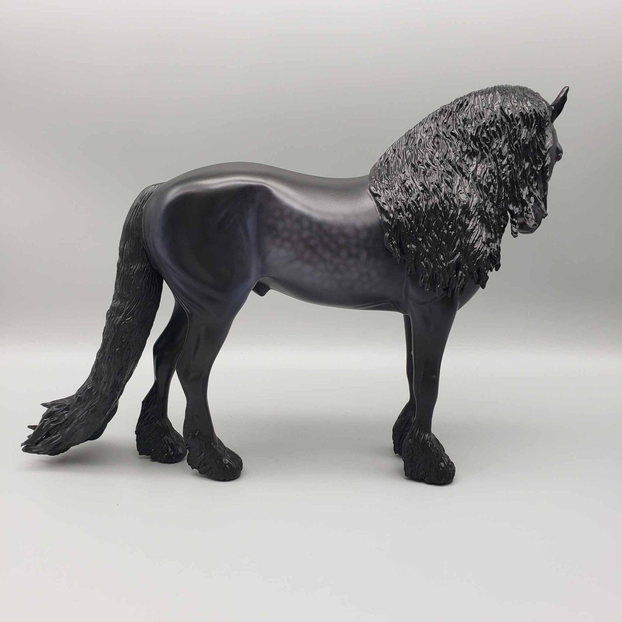 Corsair OOAK Dappled Black Fresian Andalusian By Caroline Boydston Best Offer 11/6/23