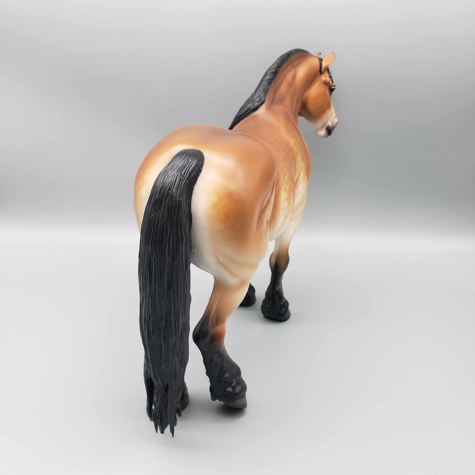 Enola OOAK Dapple Mealy Bay Heavy Draft Mare By Caroline Boydston Best Offer 11/6/23