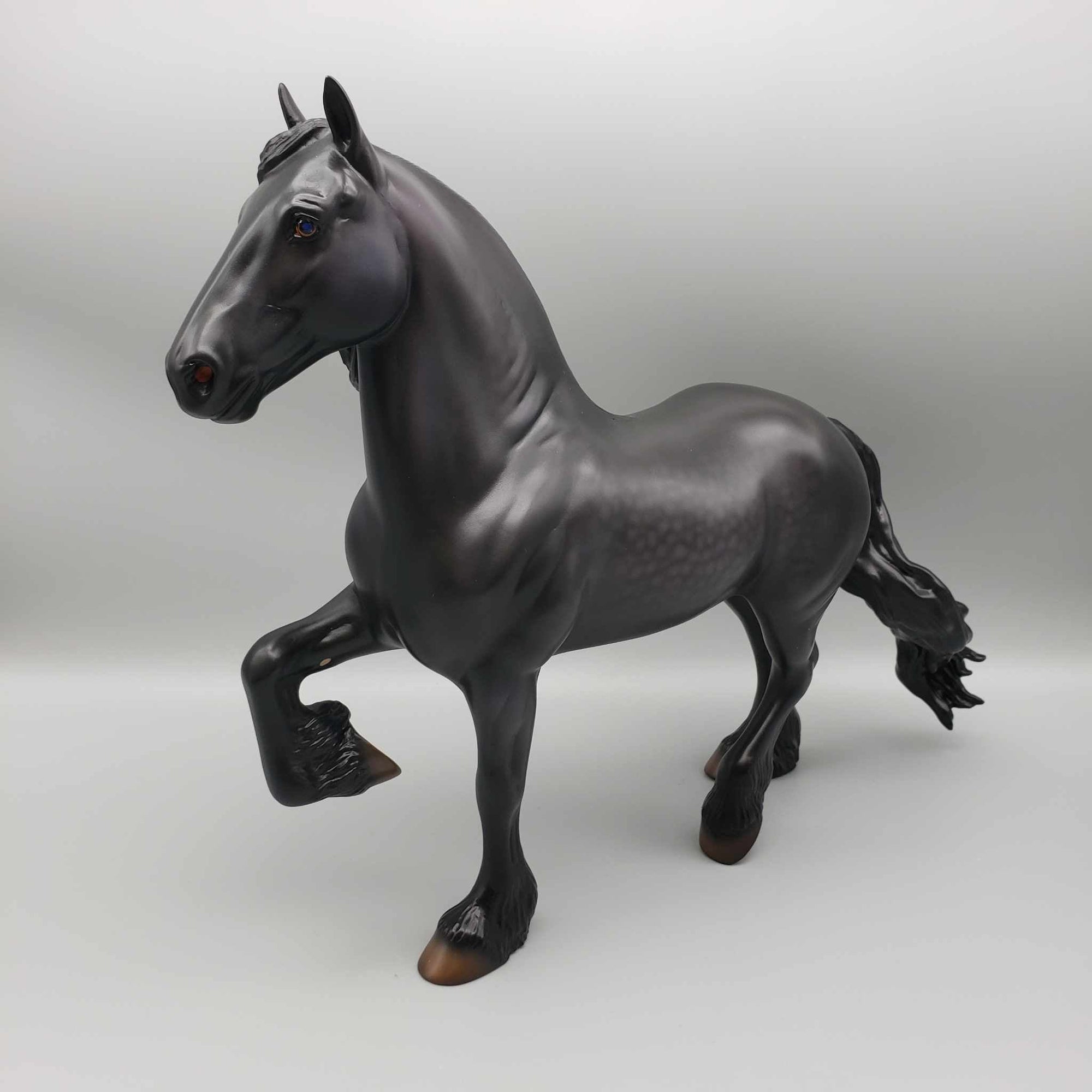 Marauder OOAK Dappled Black Trotting Drafter By Caroline Boydston Best Offer 11/27/23