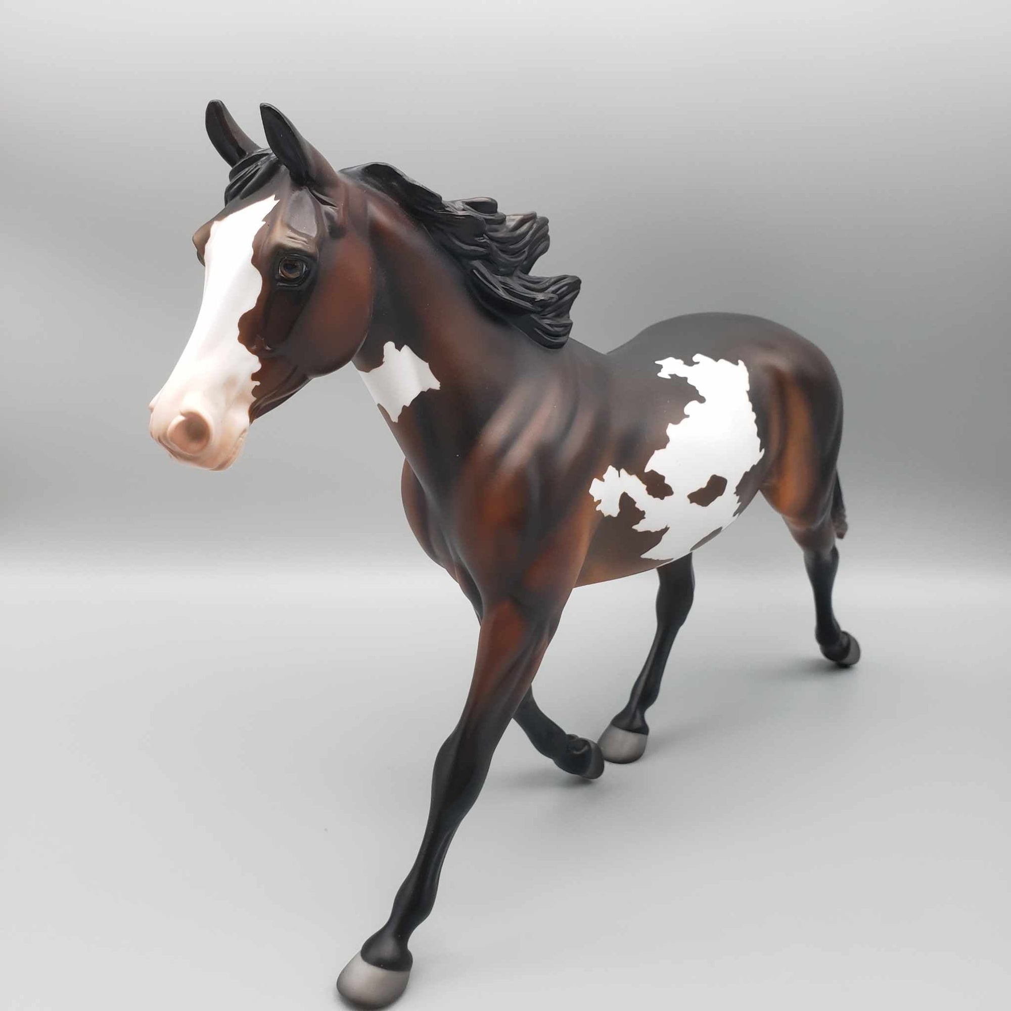 Windless Cold OOAK Dappled Bay Overo Palouse By Angela Marleau Holiday Sale HS23