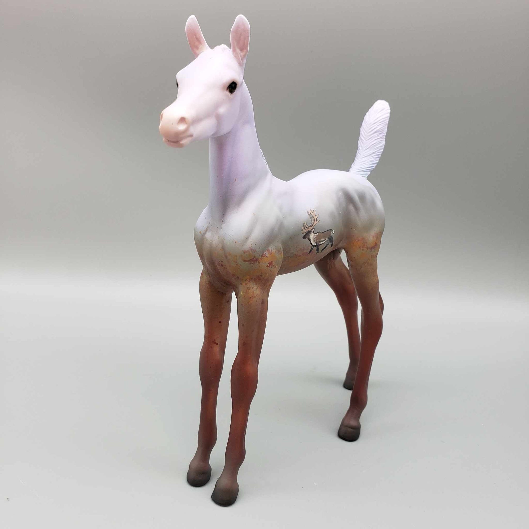 Rangifer OOAK Deco Caribou/Reindeer Arab Foal By Jess Hamill HS23