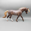 Lancer OOAK Red Roan with Corn Spots Irish Draft By Caroline Boydston Best Offer 12/18/23