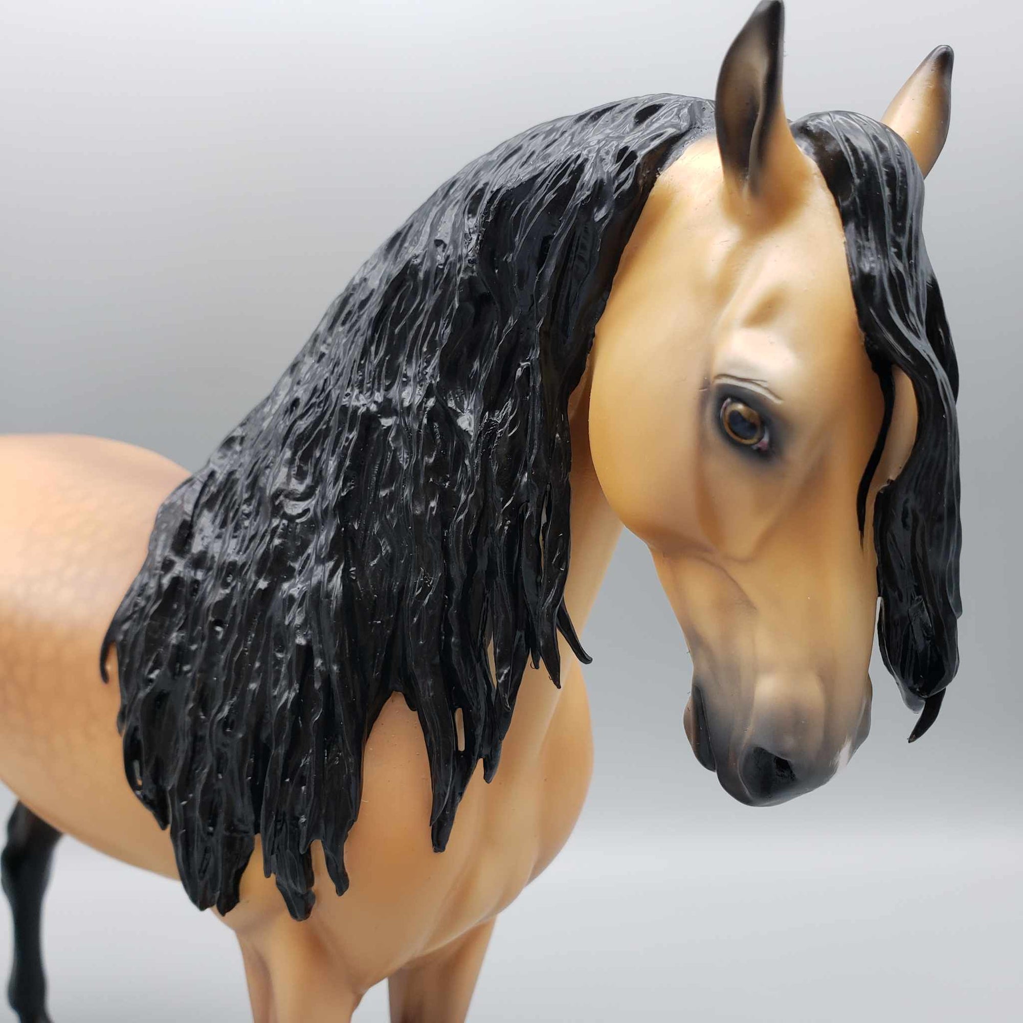 Brewster OOAK Dappled Buckskin Andalusian By Ellen Robbins Best Offer 11/27/23