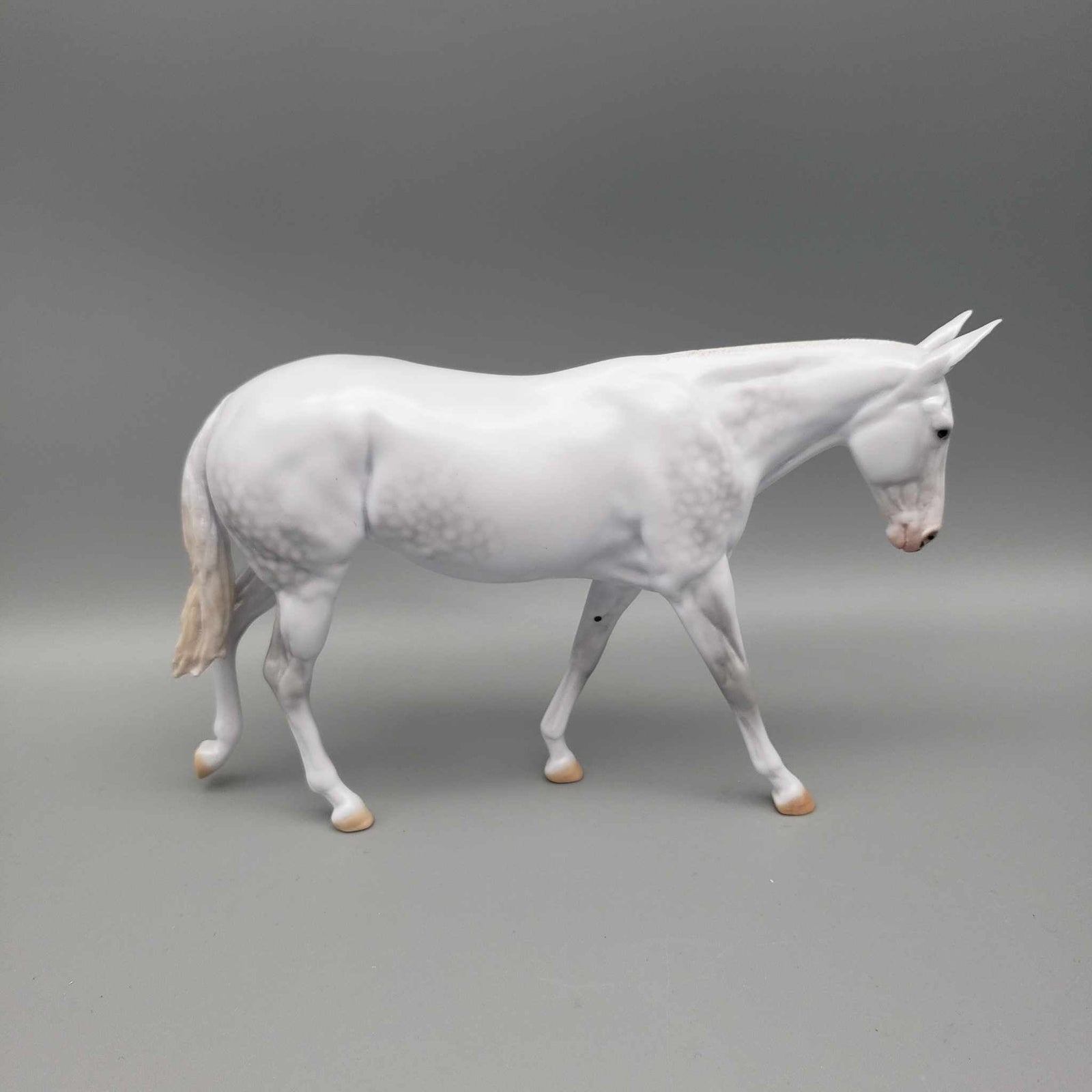 Snowball Limited Edition 22 Dapple Grey Pebble Mule Dinner Model for Holiday Event Dinner 2023 By Ellen Robbins Holiday Sale HS23