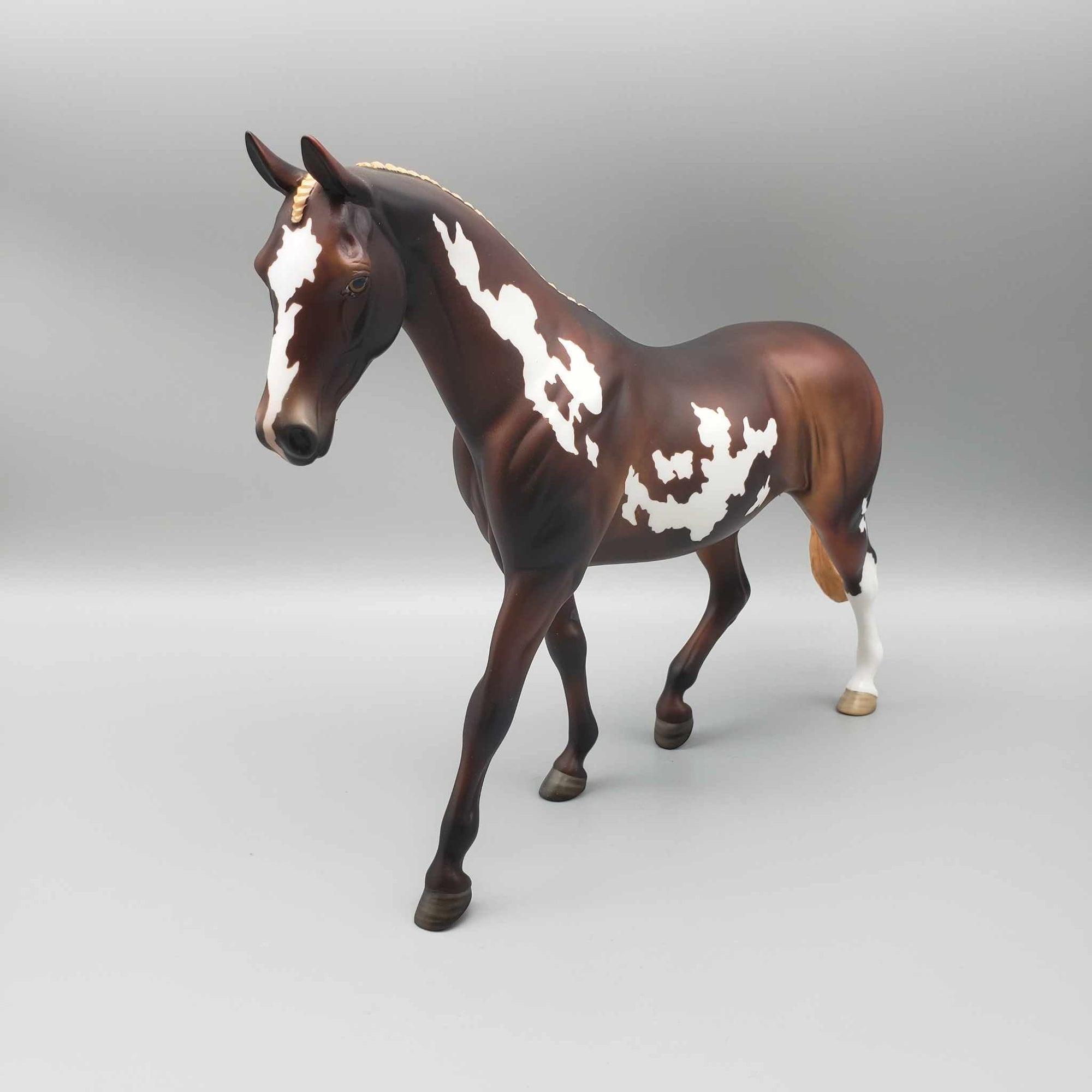 Fireplace OOAK Dark Liver Chestnut Pony By Angela Marleau Holiday Sale HS23