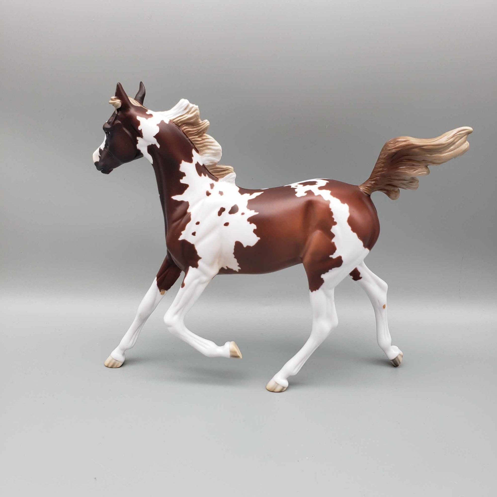 Poinsettia OOAK Flaxen Chestnut Arabian Yearling By Jess Hamill Holiday Sale 2023 HS23