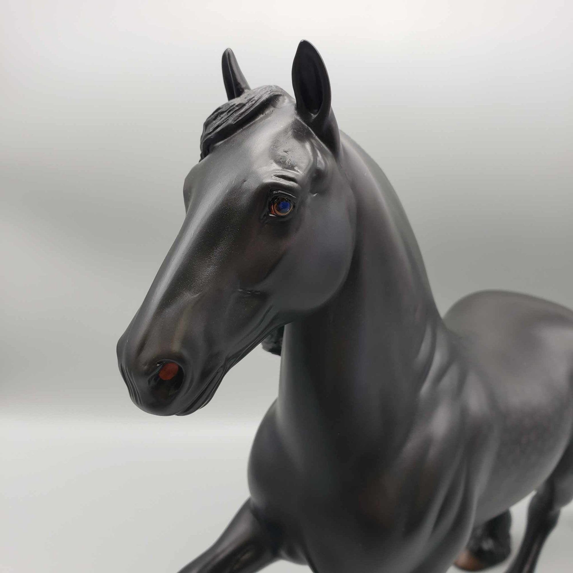 Marauder OOAK Dappled Black Trotting Drafter By Caroline Boydston Best Offer 11/27/23