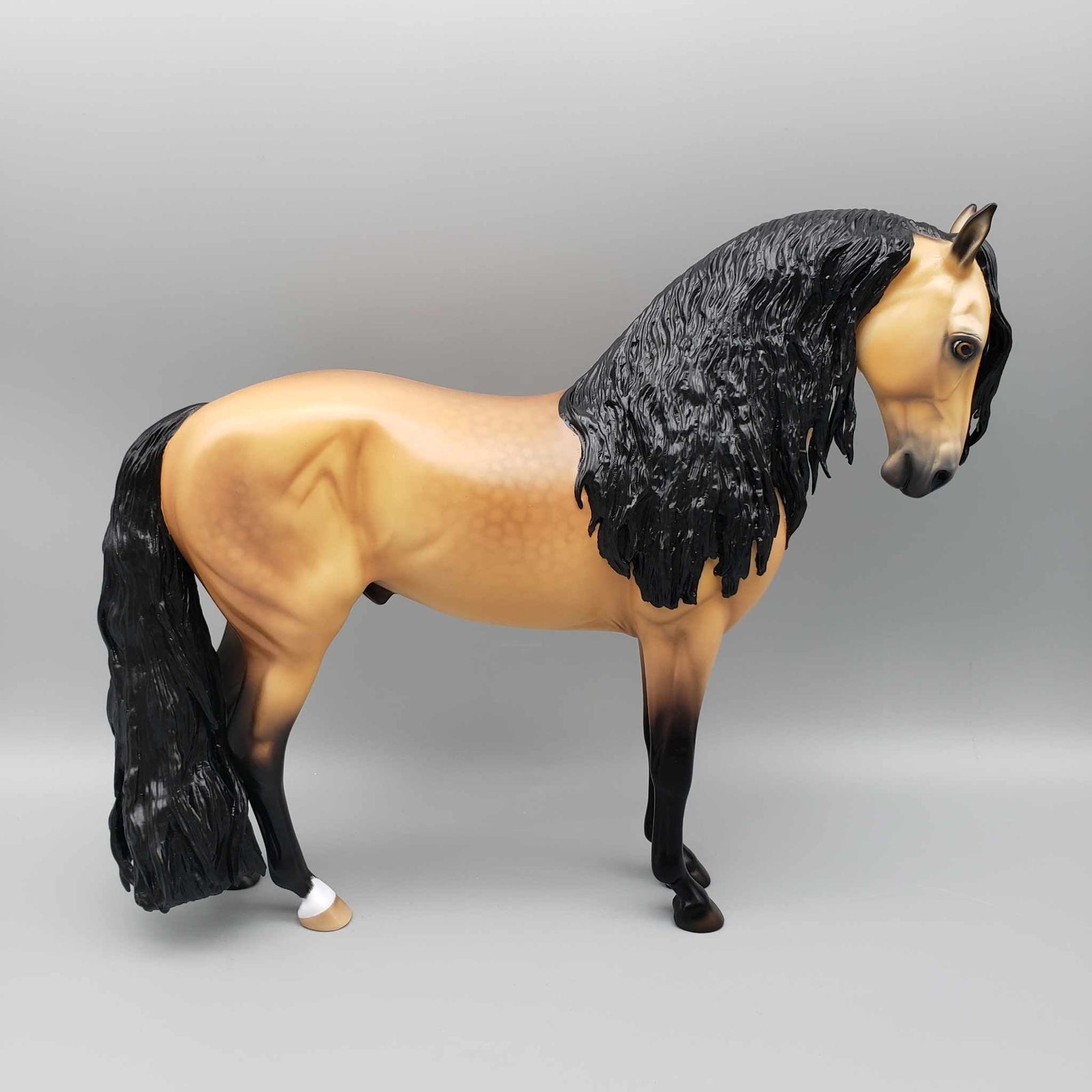 Brewster OOAK Dappled Buckskin Andalusian By Ellen Robbins Best Offer 11/27/23