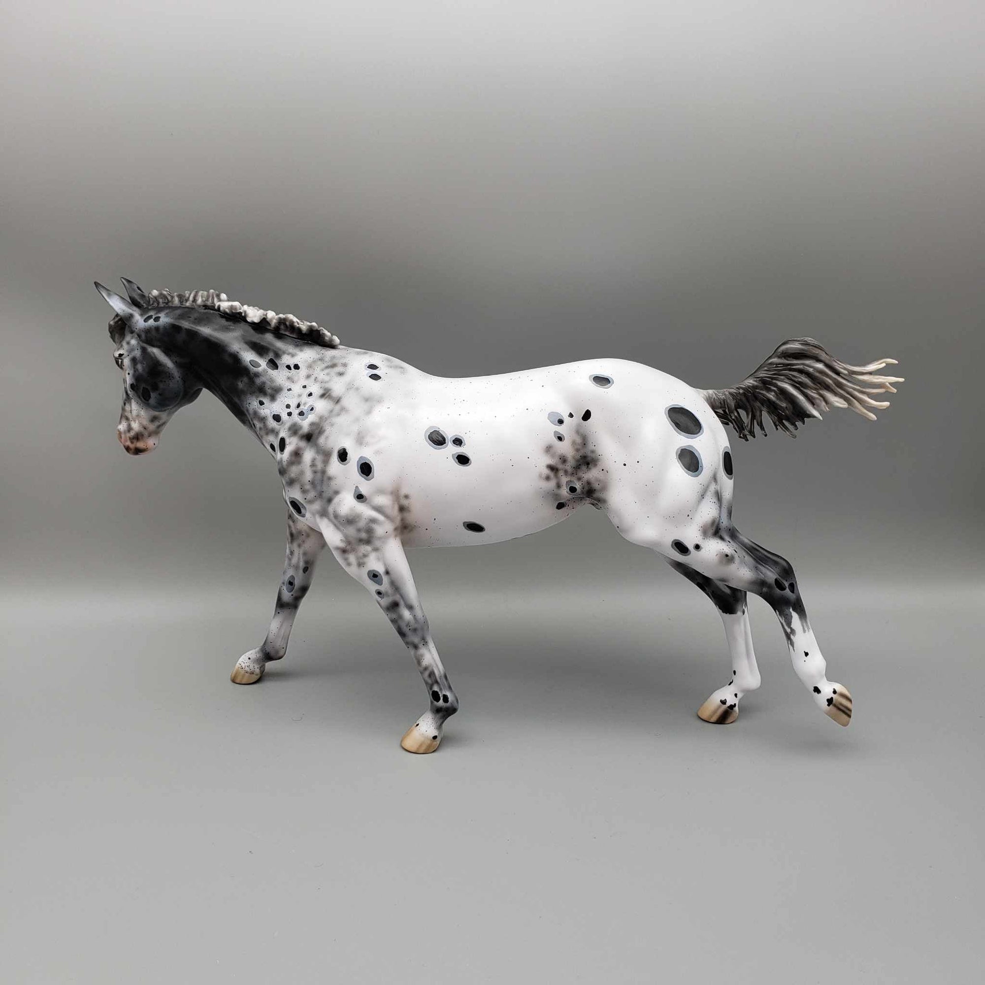 Stockings Fulla Coal OOAK Leopard Appaloosa By Ellen Robbins Holiday Best Offers 12/11/23