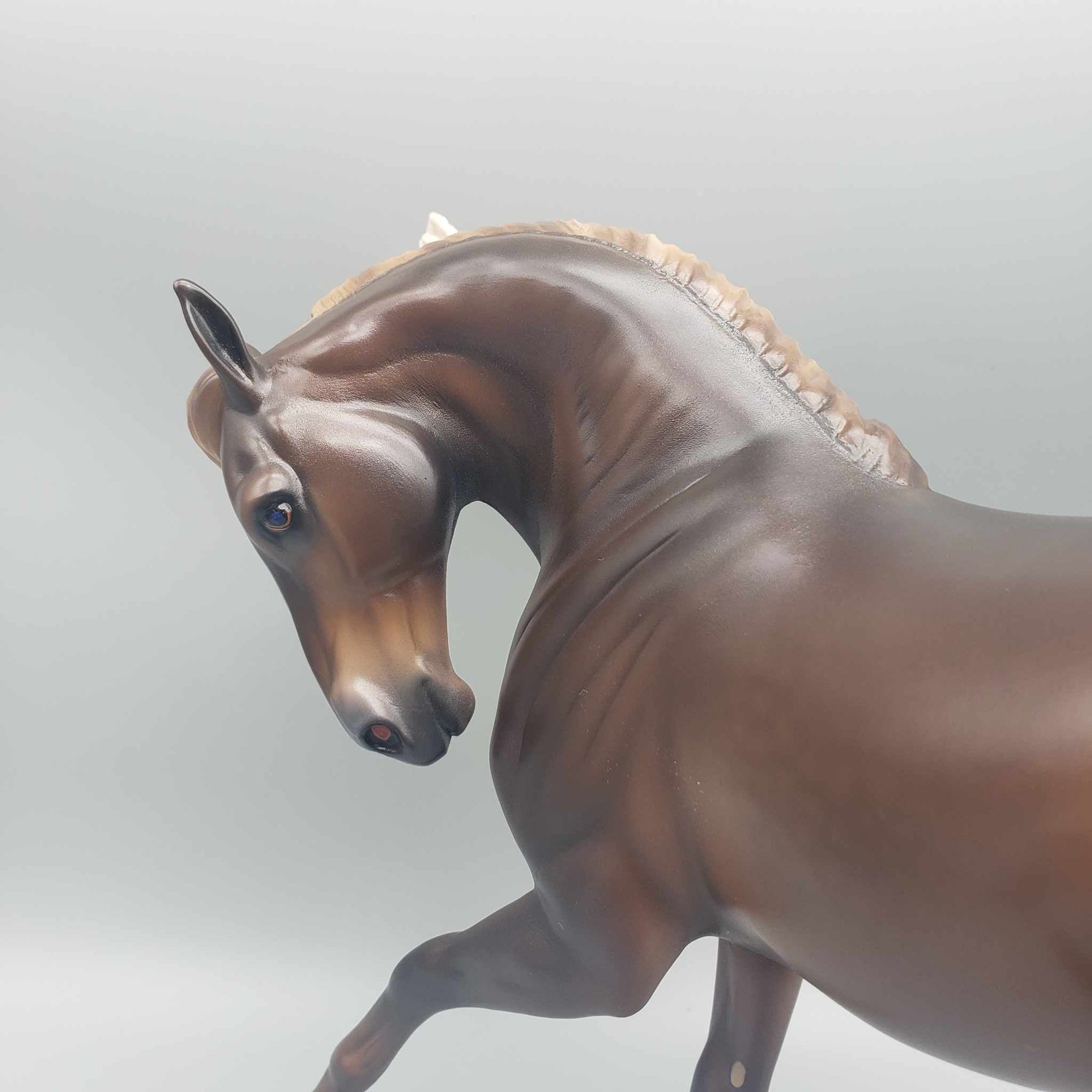 Starman OOAK Dappled Liver Chestnut Extreme Custom Andalusian  By Caroline Boydston Best Offer 11/27/23