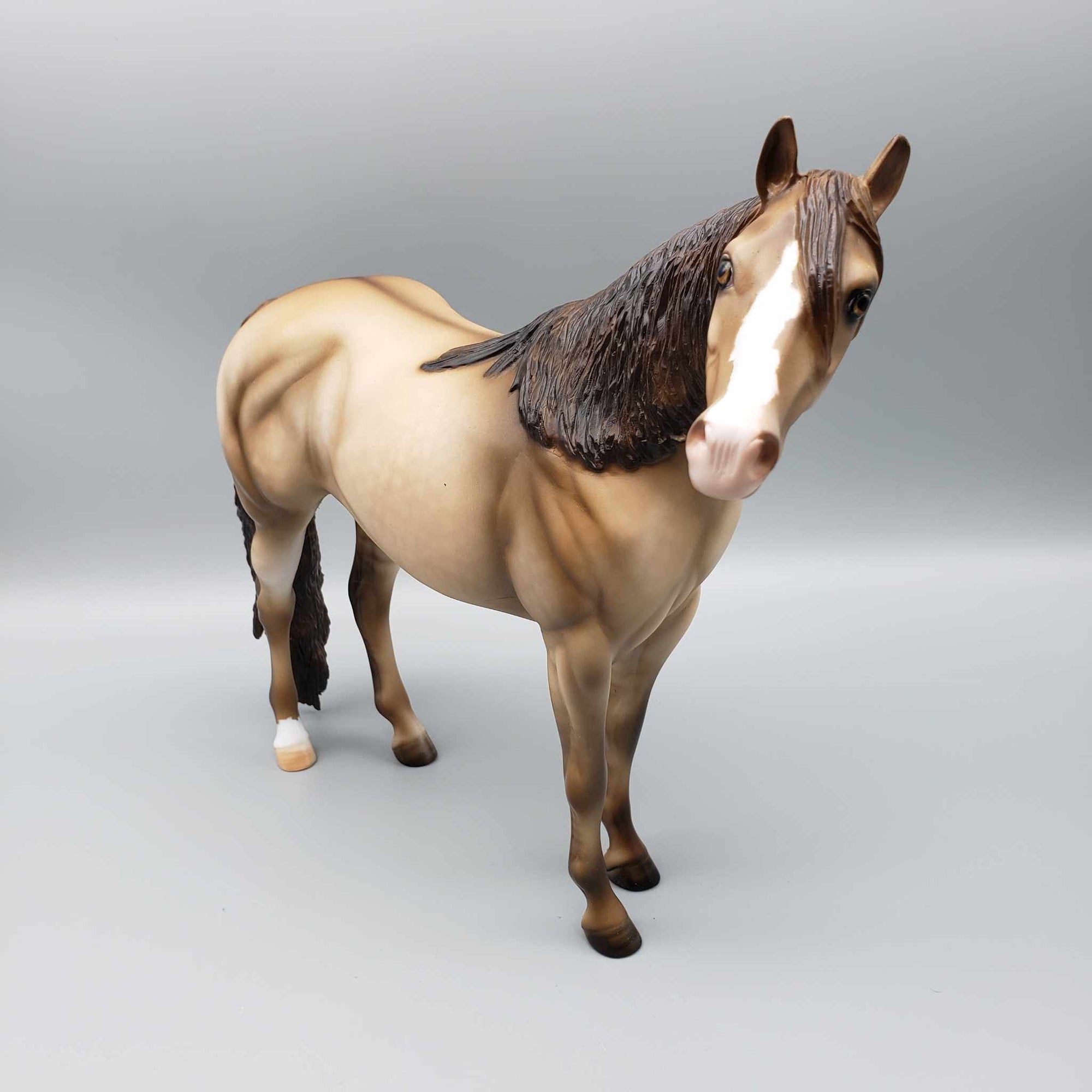 Texan OOAK Dappled Champagne Dun ISH By Julie Keim Best Offer 11/27/23