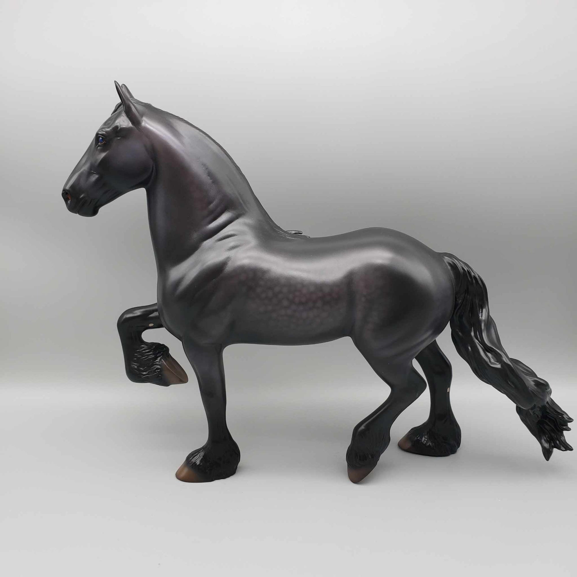 Marauder OOAK Dappled Black Trotting Drafter By Caroline Boydston Best Offer 11/27/23