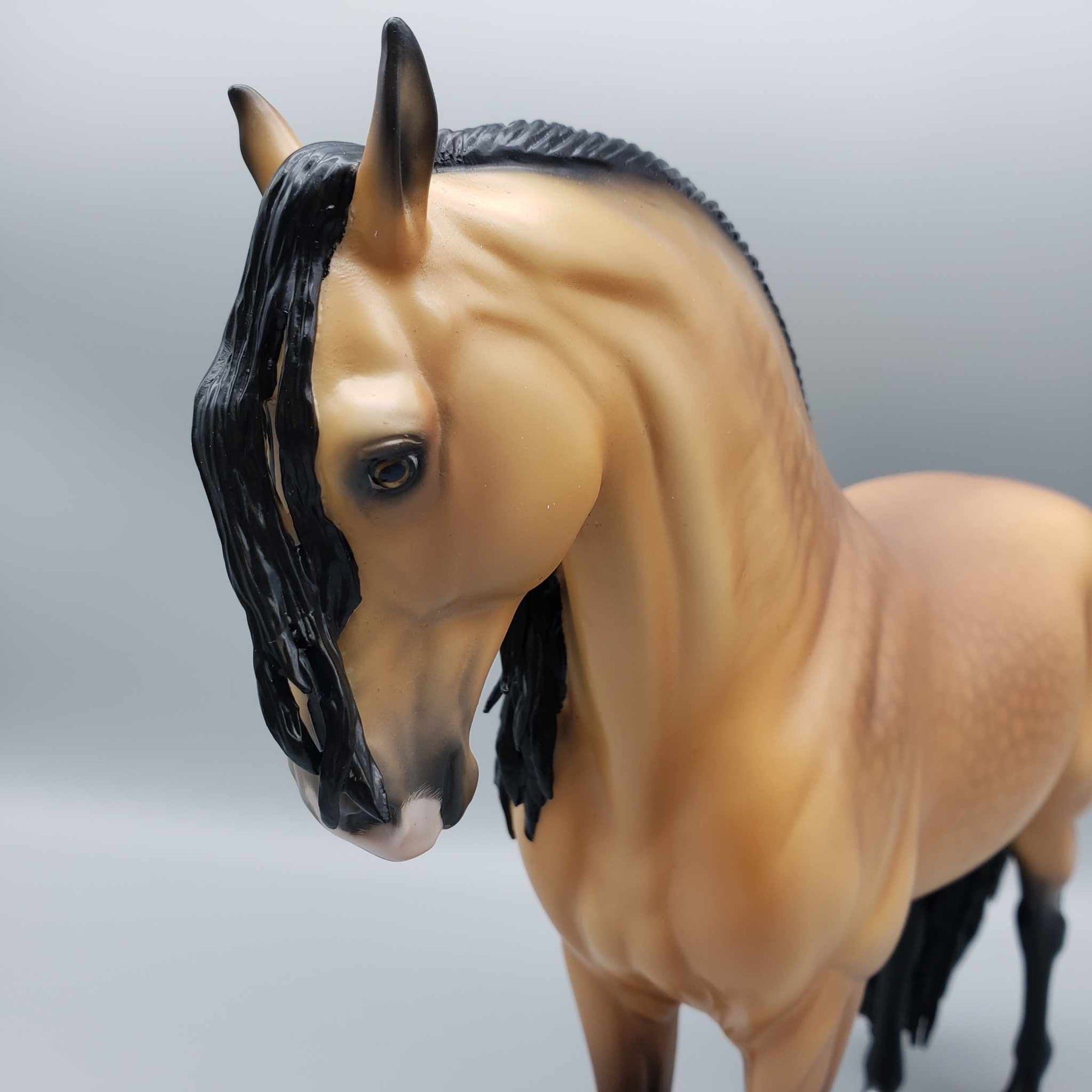 Brewster OOAK Dappled Buckskin Andalusian By Ellen Robbins Best Offer 11/27/23