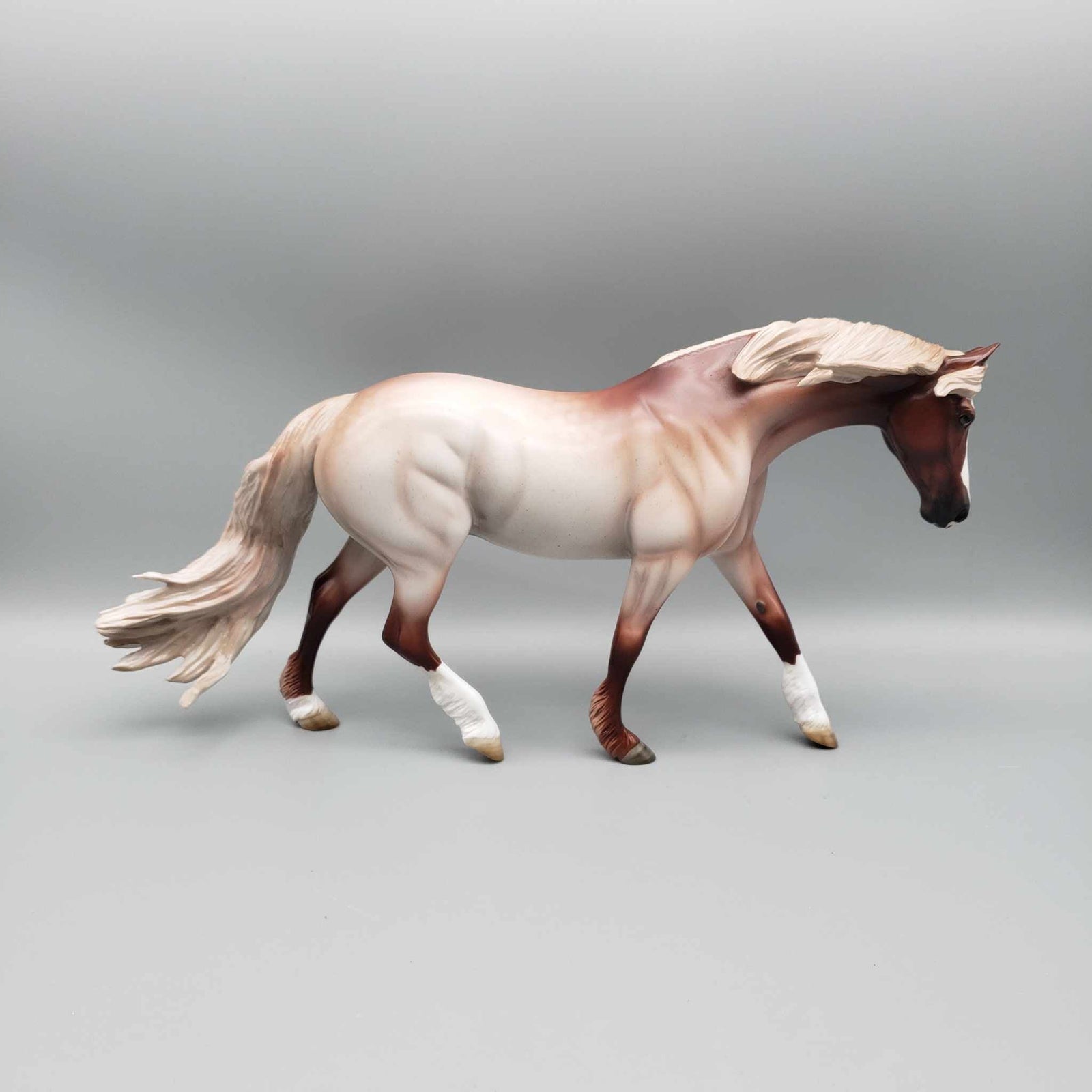 Branwen OOAK Customized Strawberry Roan Pony By Angela Marleau Best Offers 12/4/23