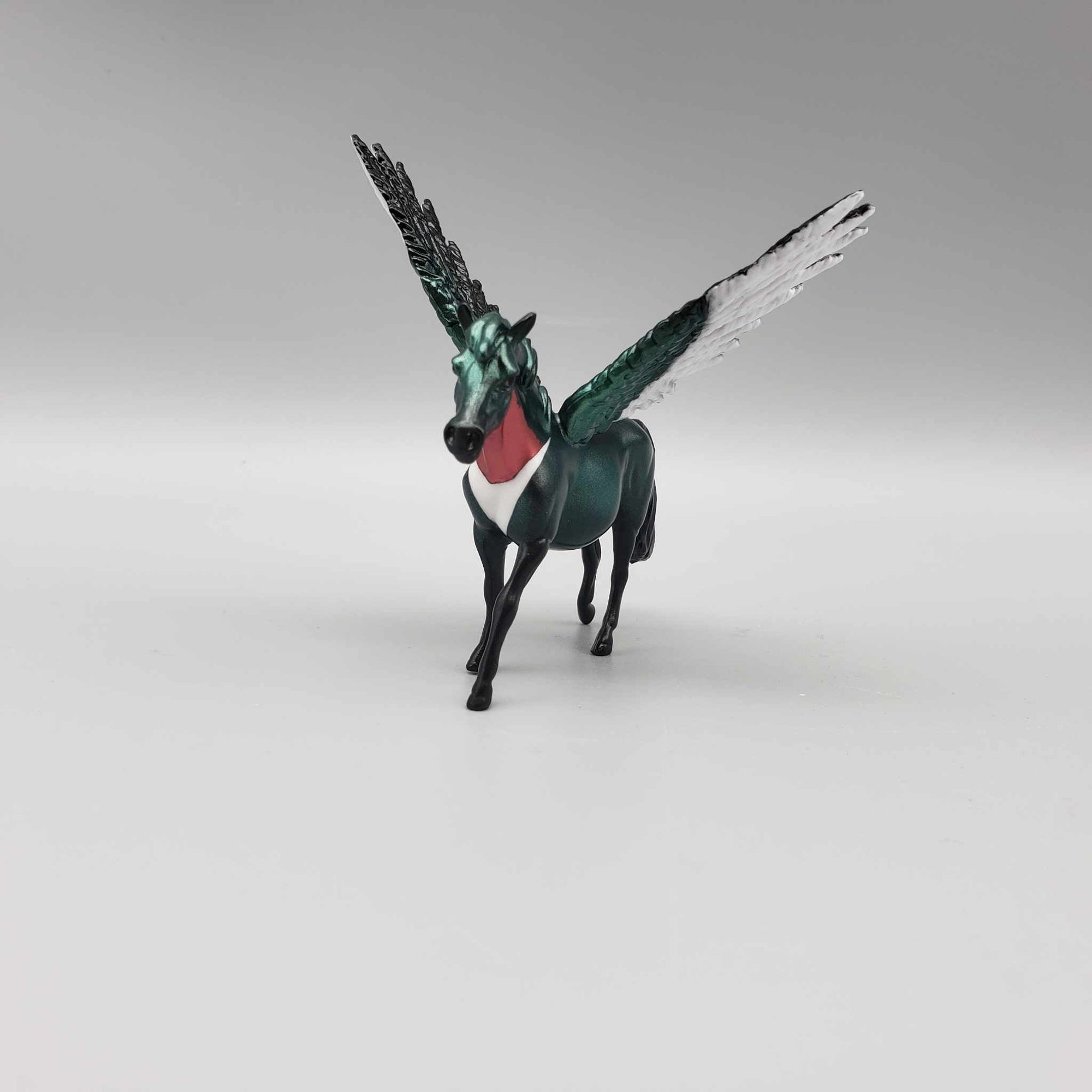 Ruby the Holiday Hummingbird OOAK Angel Wing Pony Chip Inspired by Ruby Throated Hummingbird By Angela Marleau Facebook Auction HS23