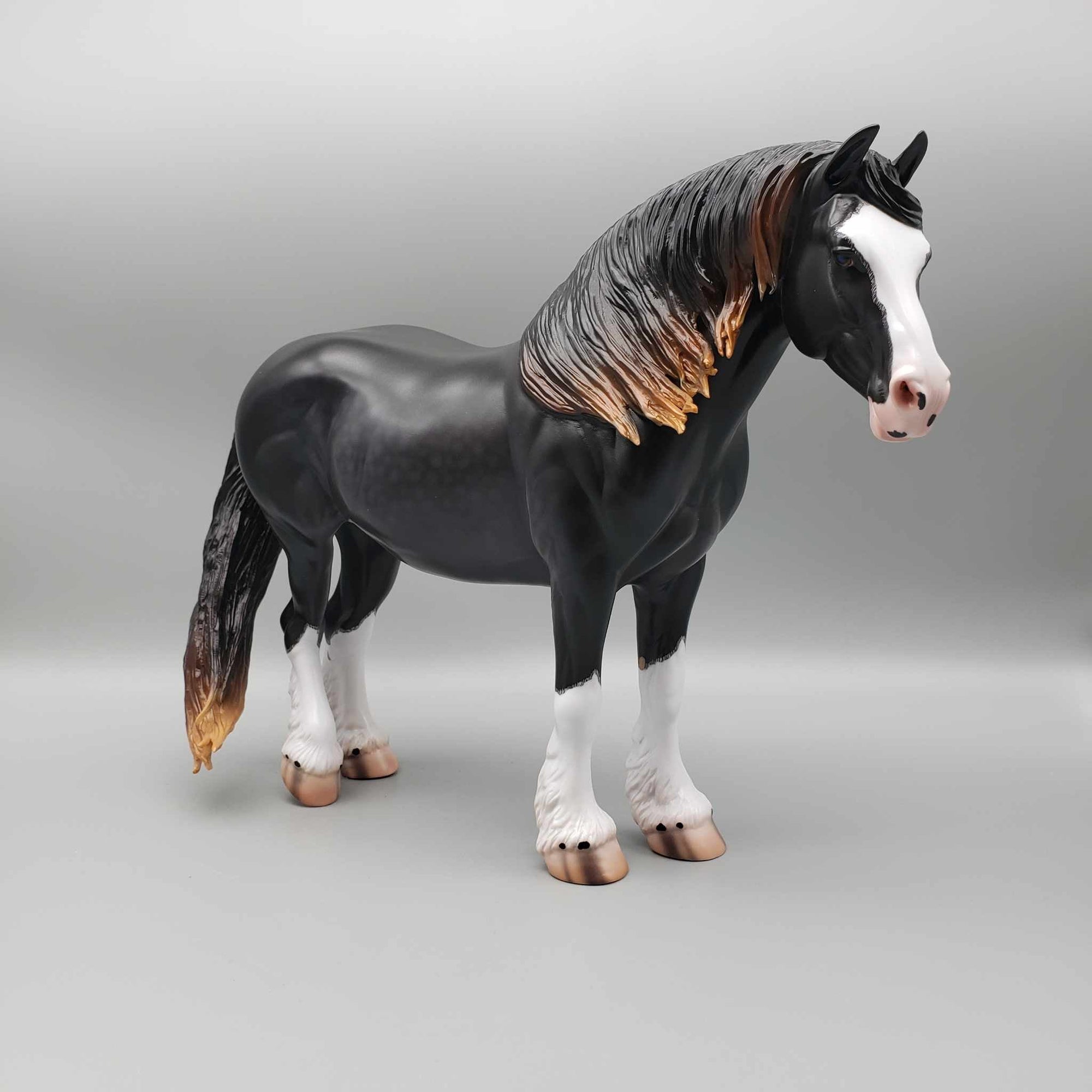 Catalina OOAK Dappled Black Heavy Draft By Caroline Boydston Best Offer 11/27/23