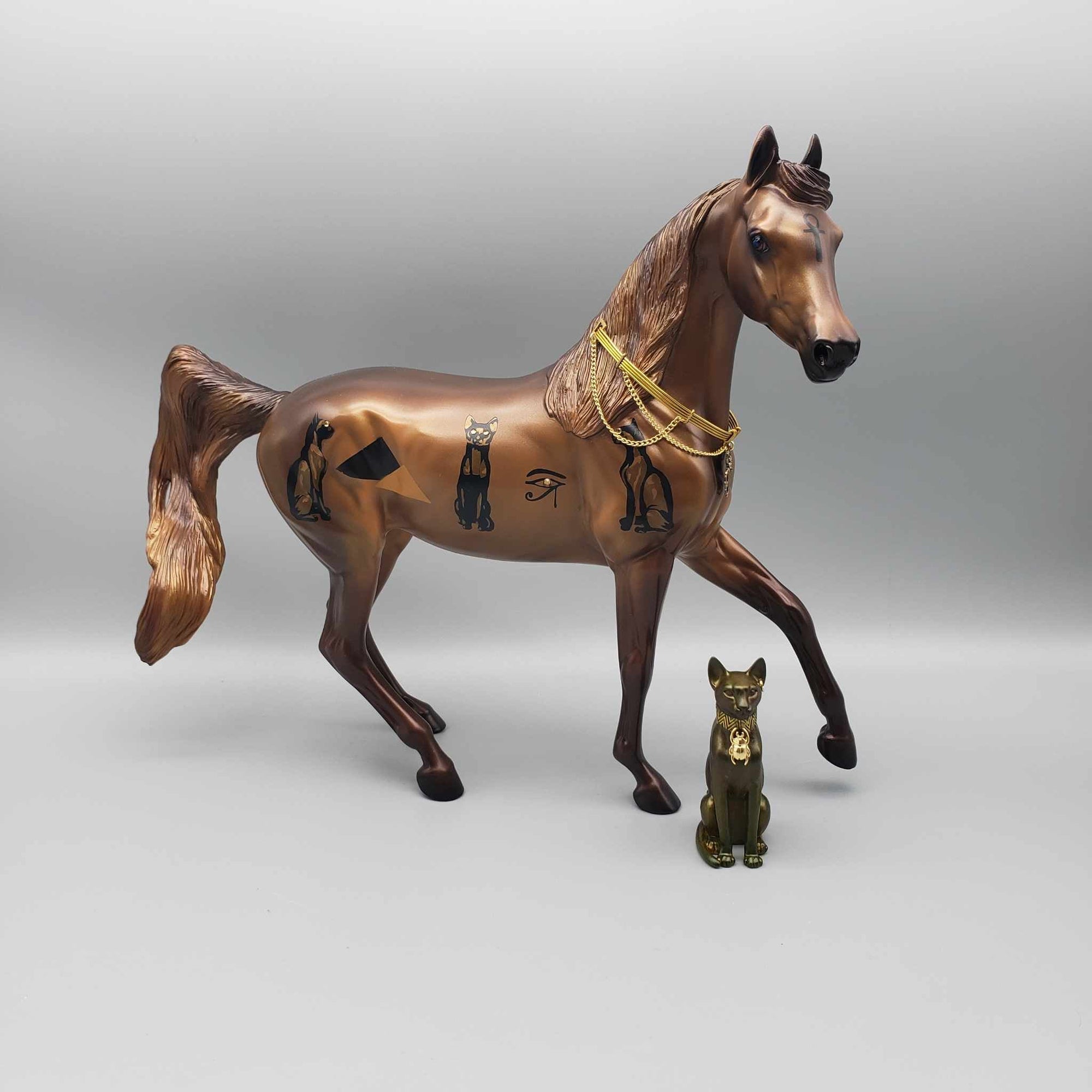 Francet II OOAK Egyptian Cat Decorator Arab Mare Set By Caroline Boydston Best Offers SS824