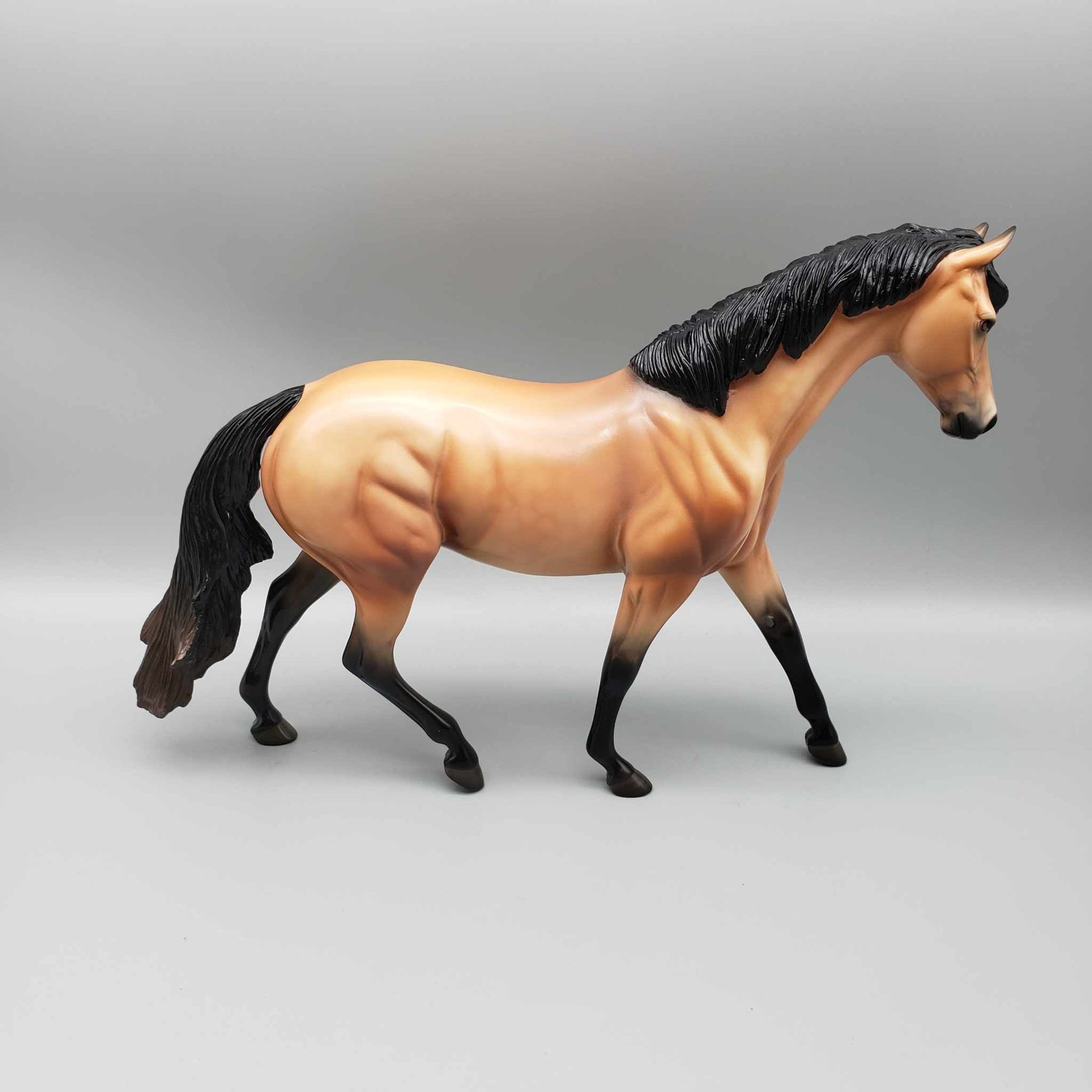 Spice Cake OOAK Dappled Buckskin Pony By Angela Marleau Holiday Sale HS23