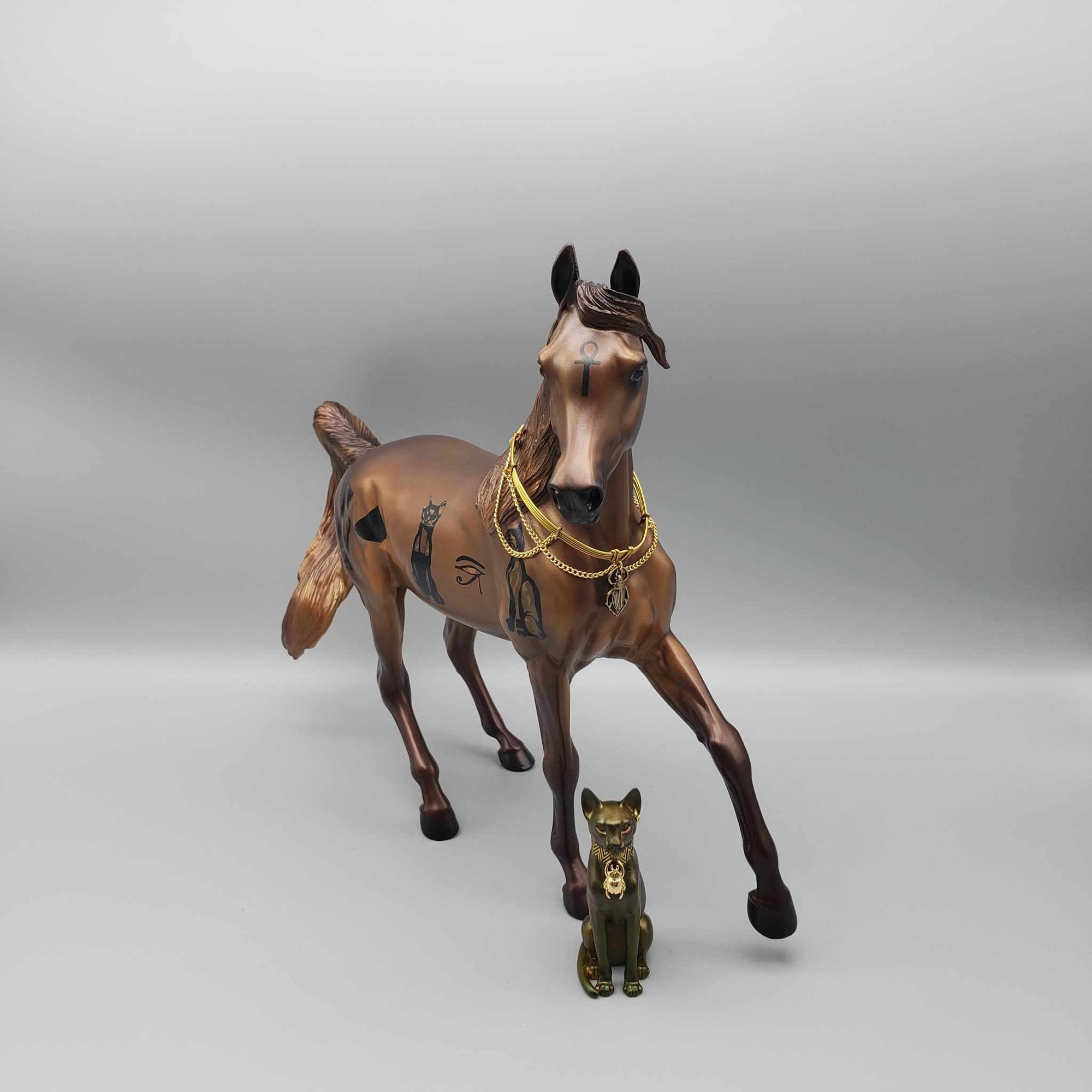 Francet II OOAK Egyptian Cat Decorator Arab Mare Set By Caroline Boydston Best Offers SS824