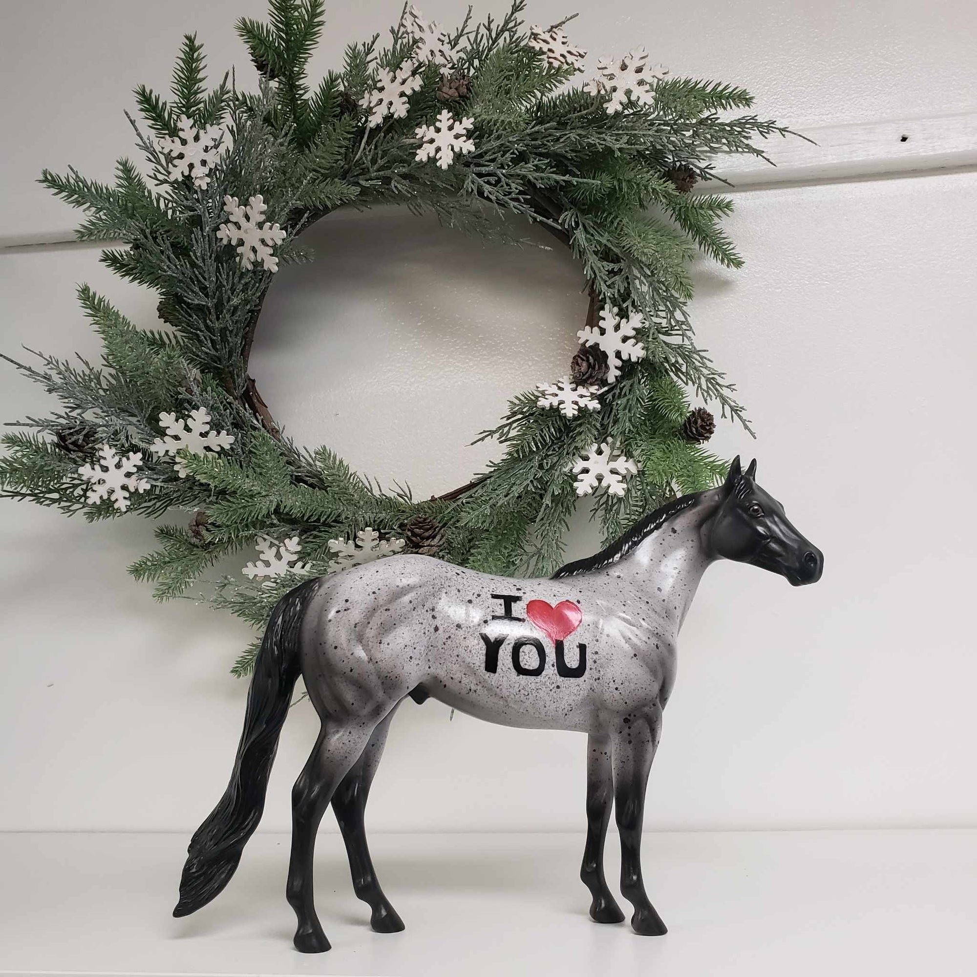 I Love You OOAK Deco ISH Valentines By Dawn Quick Weekend Flas Sale