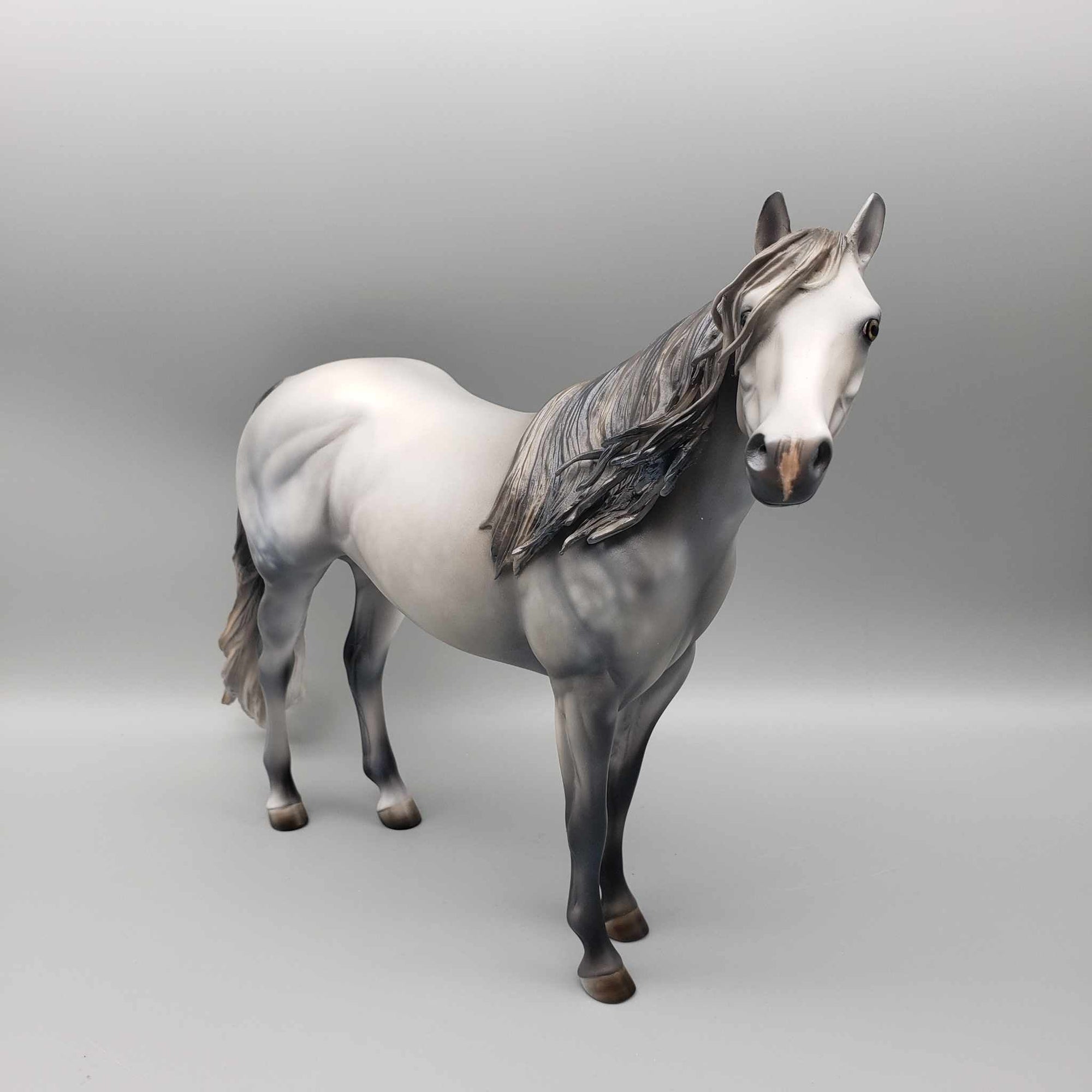 Jack Frost OOAK Dappled Grey Ideal Stock Horse By Julie Keim Best Offers 12/4/23