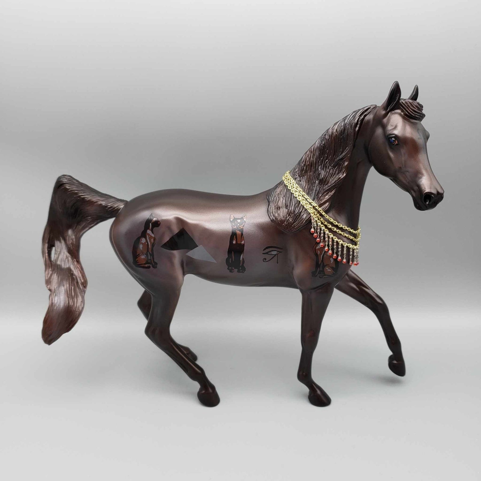 Francet III OOAK Egyptian Cat Decorator Arab Mare Set By Caroline Boydston Best Offers Holiday Sale HS23