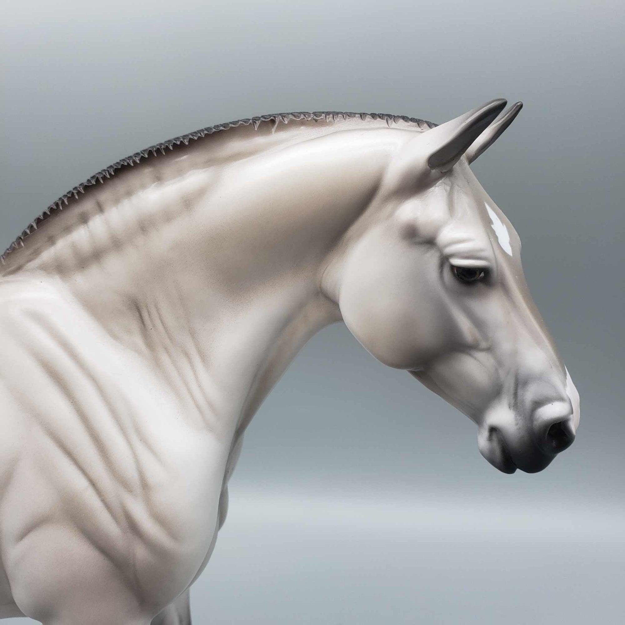 Mitten OOAK Light Buckskin W/ Star &amp; Snip By Jess Hamill Holiday Sale HS23