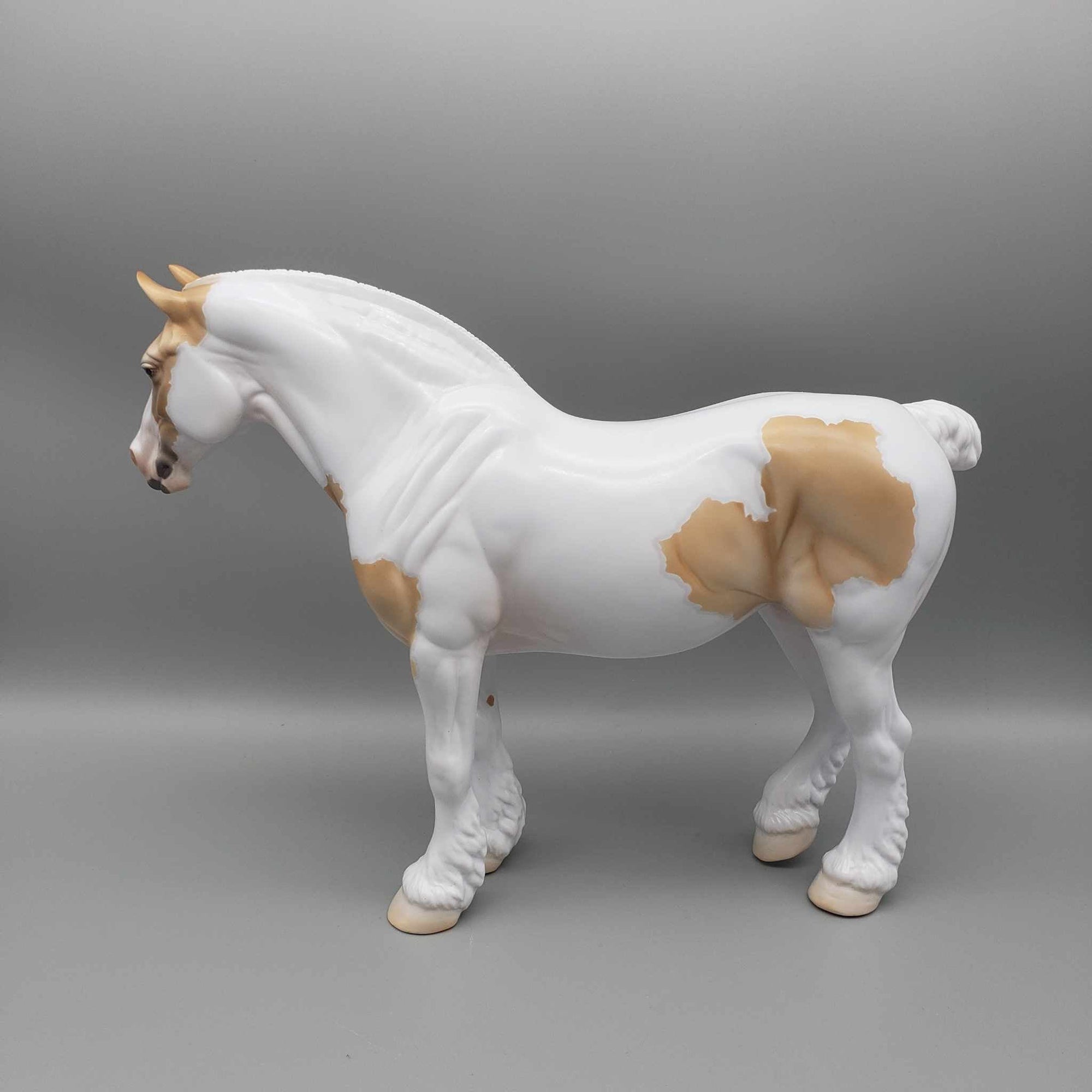 Peanut Brittle OOAK Palomino Tobiano Heavy Draft By Jess Hamill Holiday Sale HS23