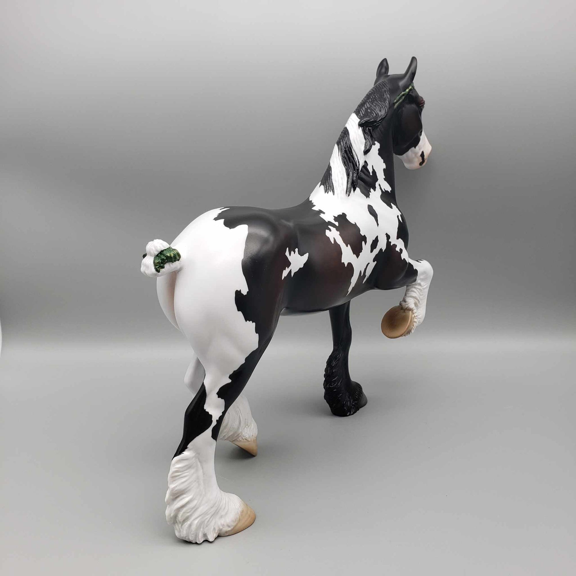 Douglas OOAK Bay Sabino Trotting Drafter By Angela Marleau 2023