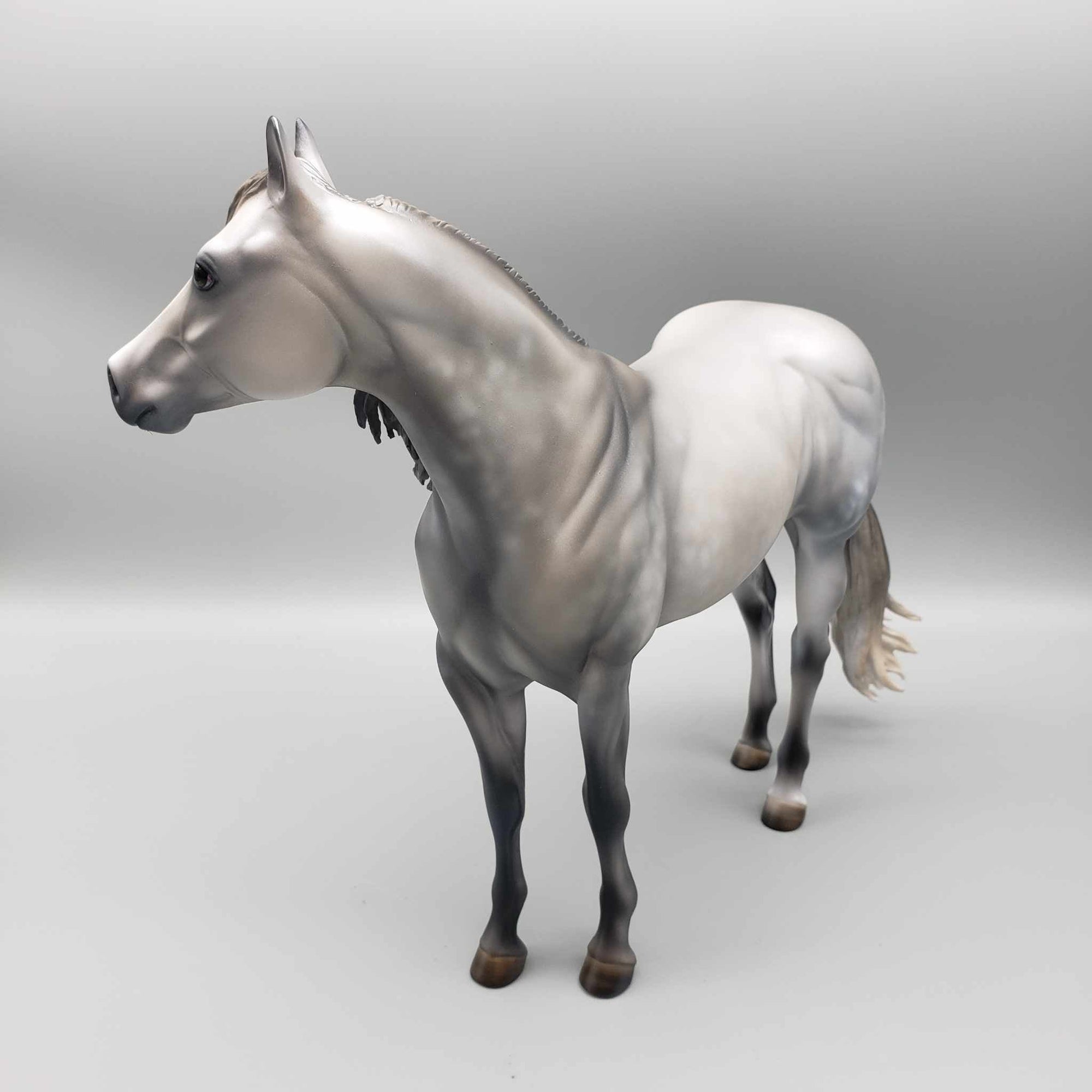 Jack Frost OOAK Dappled Grey Ideal Stock Horse By Julie Keim Best Offers 12/4/23