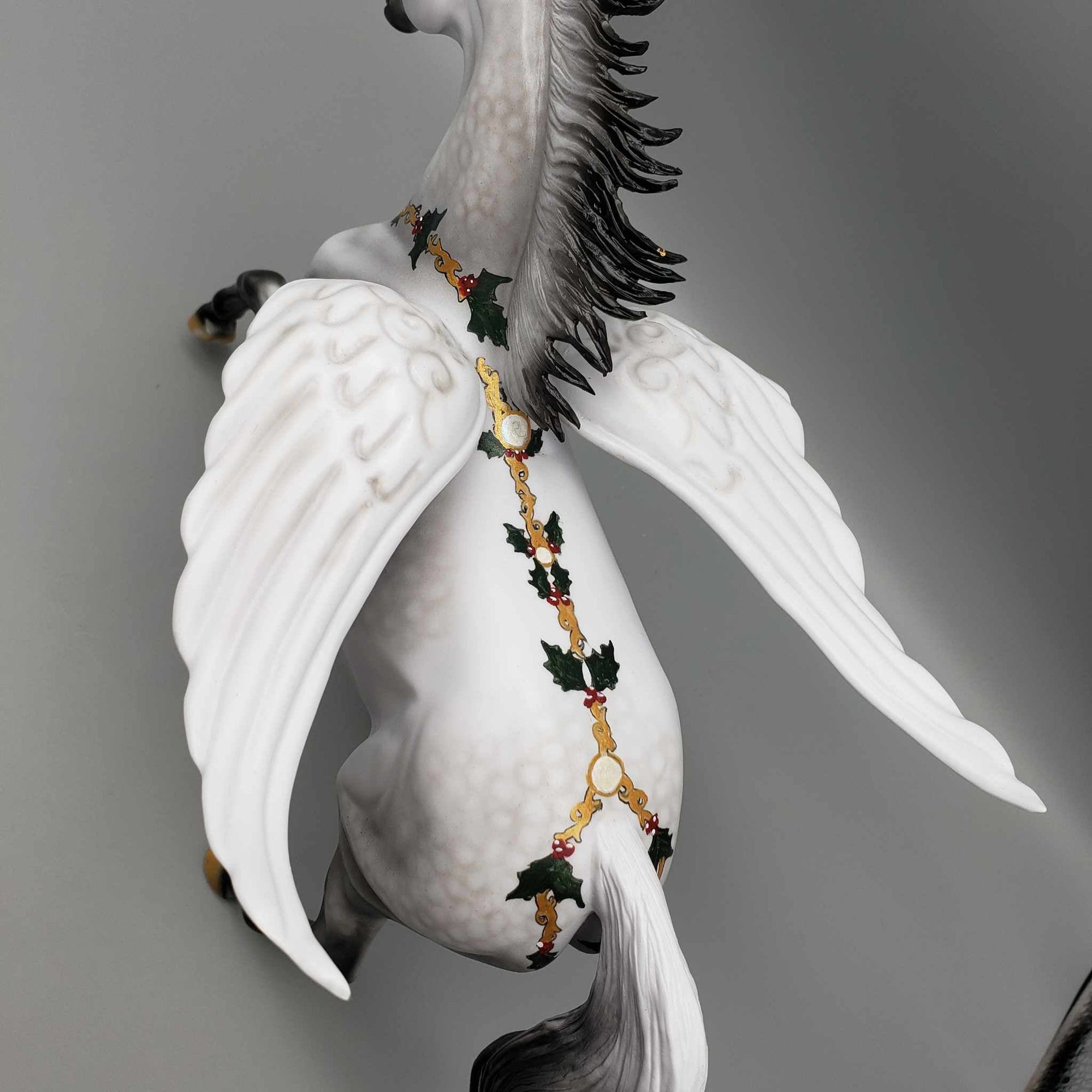 Angel Watching Over You OOAK Angel Wing Dappled Grey Arab Mare By Dawn Quick Holiday Best Offers 12/11/23