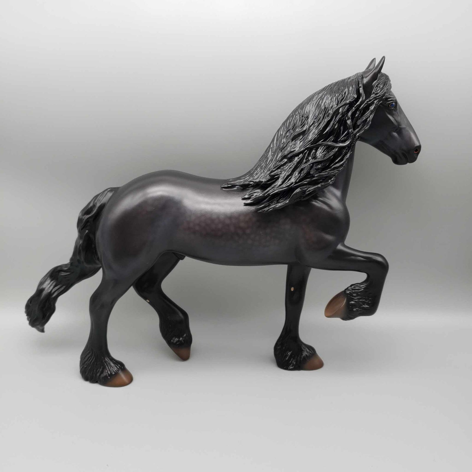 Marauder OOAK Dappled Black Trotting Drafter By Caroline Boydston Best Offer 11/27/23