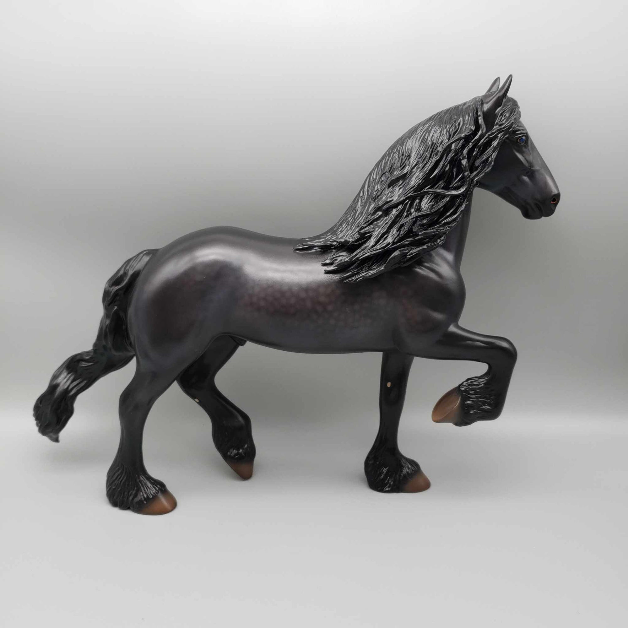 Marauder OOAK Dappled Black Trotting Drafter By Caroline Boydston Best Offer 11/27/23