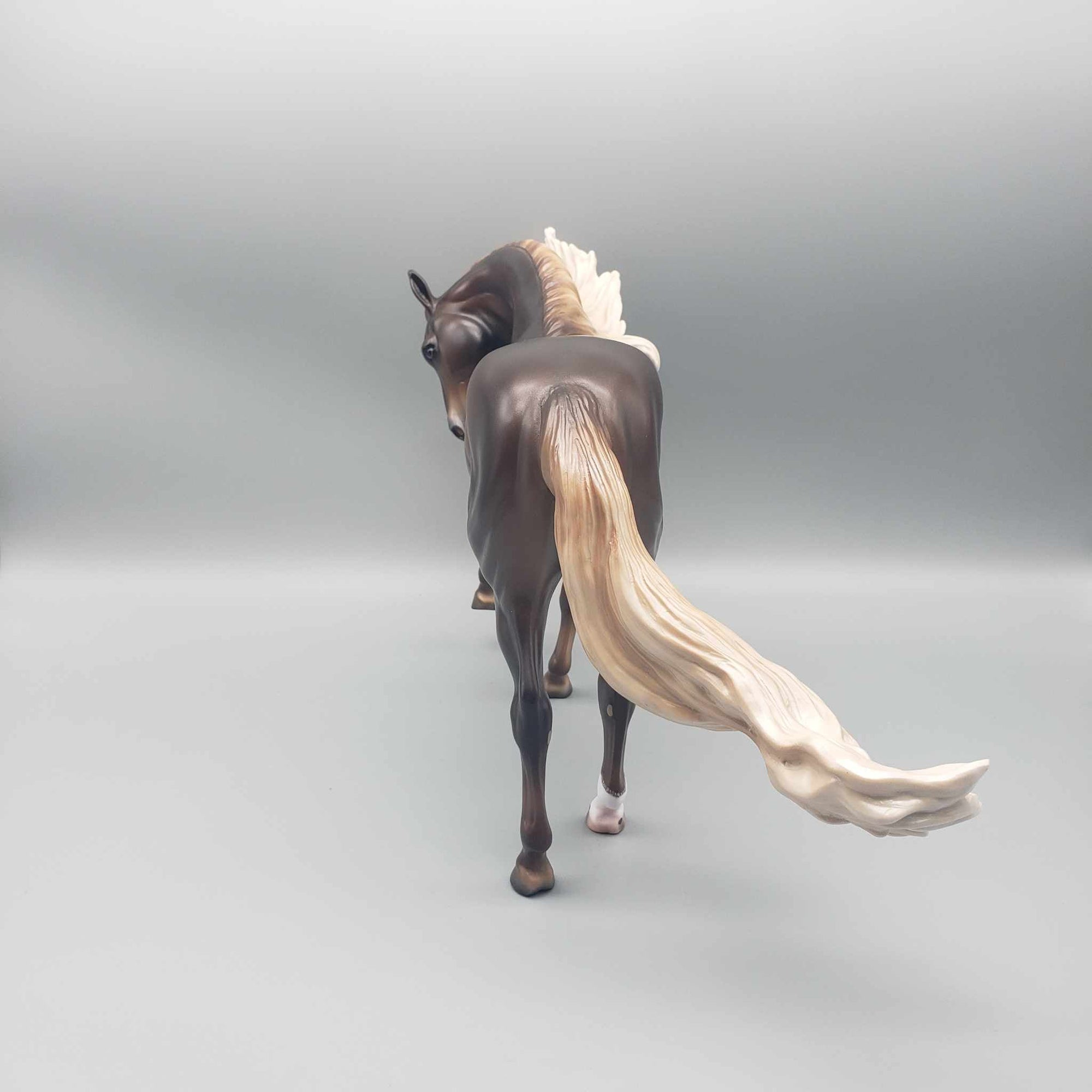 Starman OOAK Dappled Liver Chestnut Extreme Custom Andalusian  By Caroline Boydston Best Offer 11/27/23