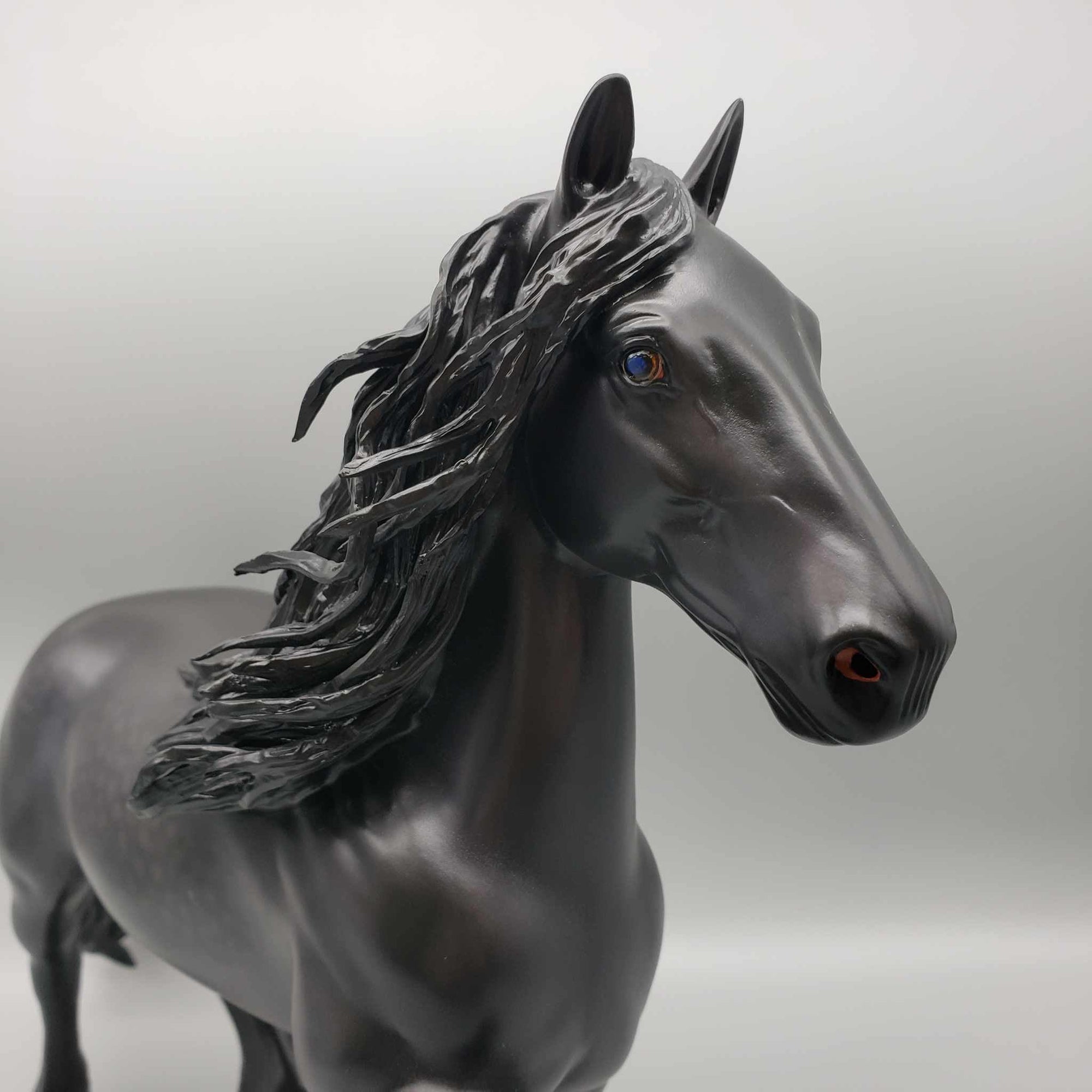 Marauder OOAK Dappled Black Trotting Drafter By Caroline Boydston Best Offer 11/27/23