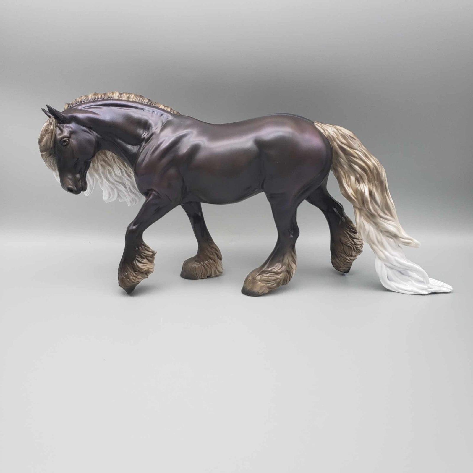 Spiced Cocoa OOAK Silver Black Irish Cob By Ashley Palmer Holiday Sale HS23