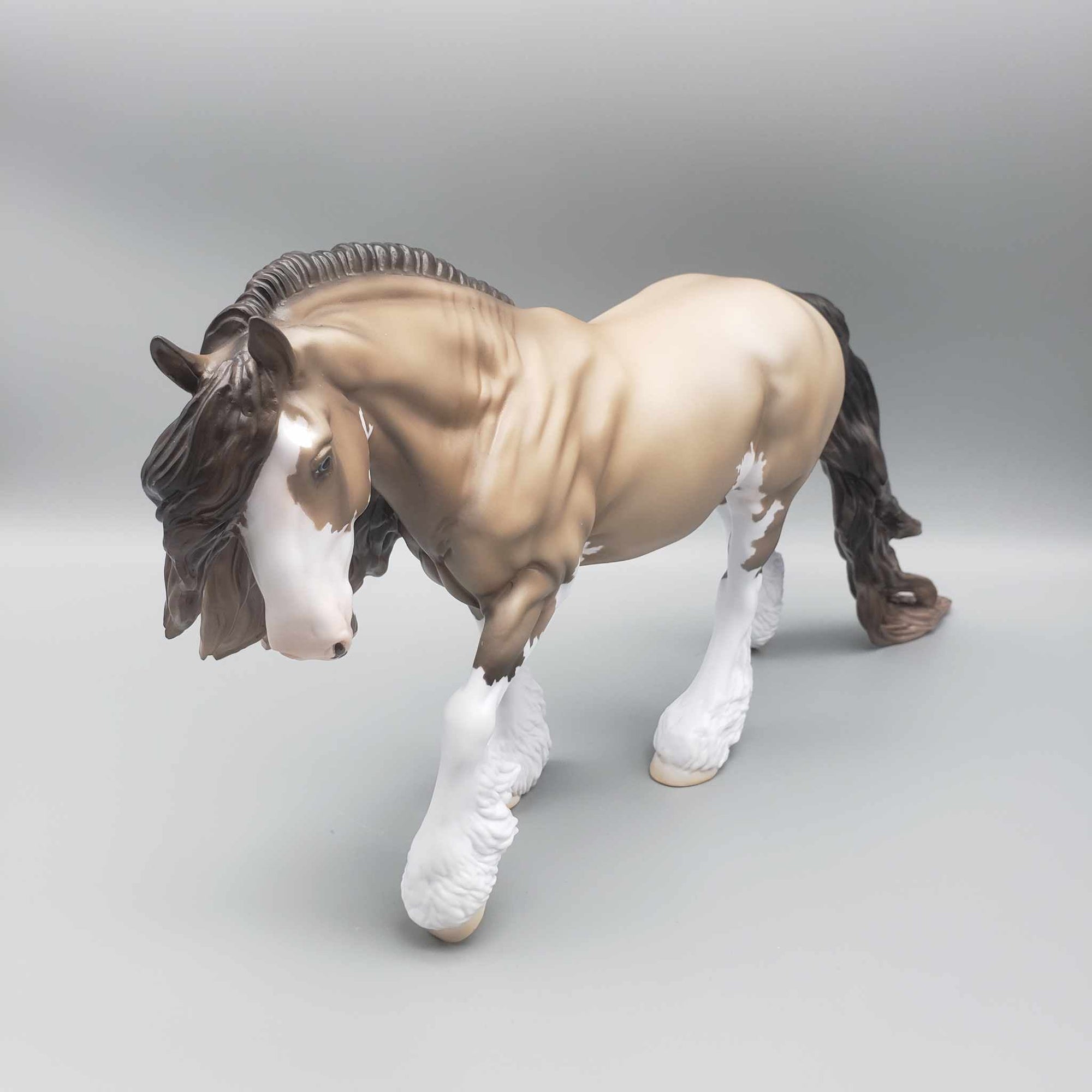 Toast OOAK Buckskin Sabino Irish Cobb By Jess Hamill Holiday Sale HS23