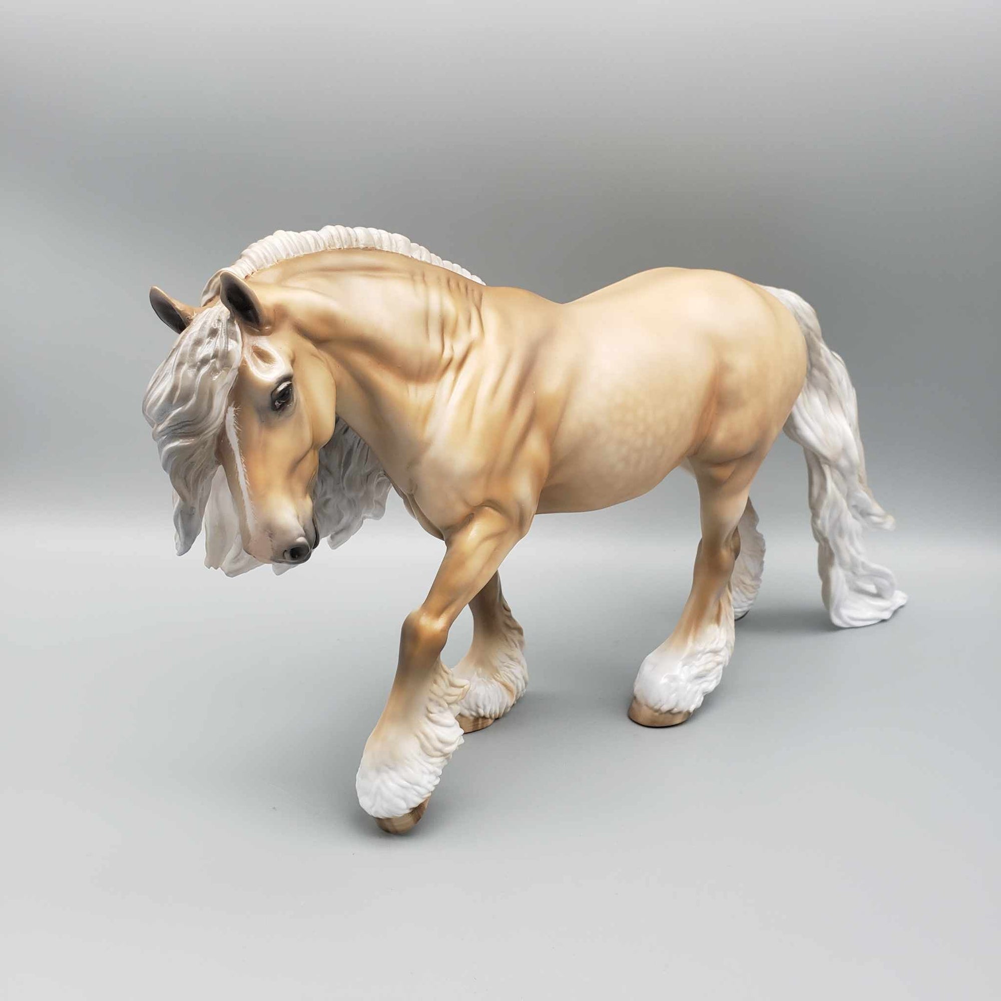 Carmel Cocoa OOAK Dappled Sooty Palomino Irish Cob By Julie Keim Holiday Sale HS23