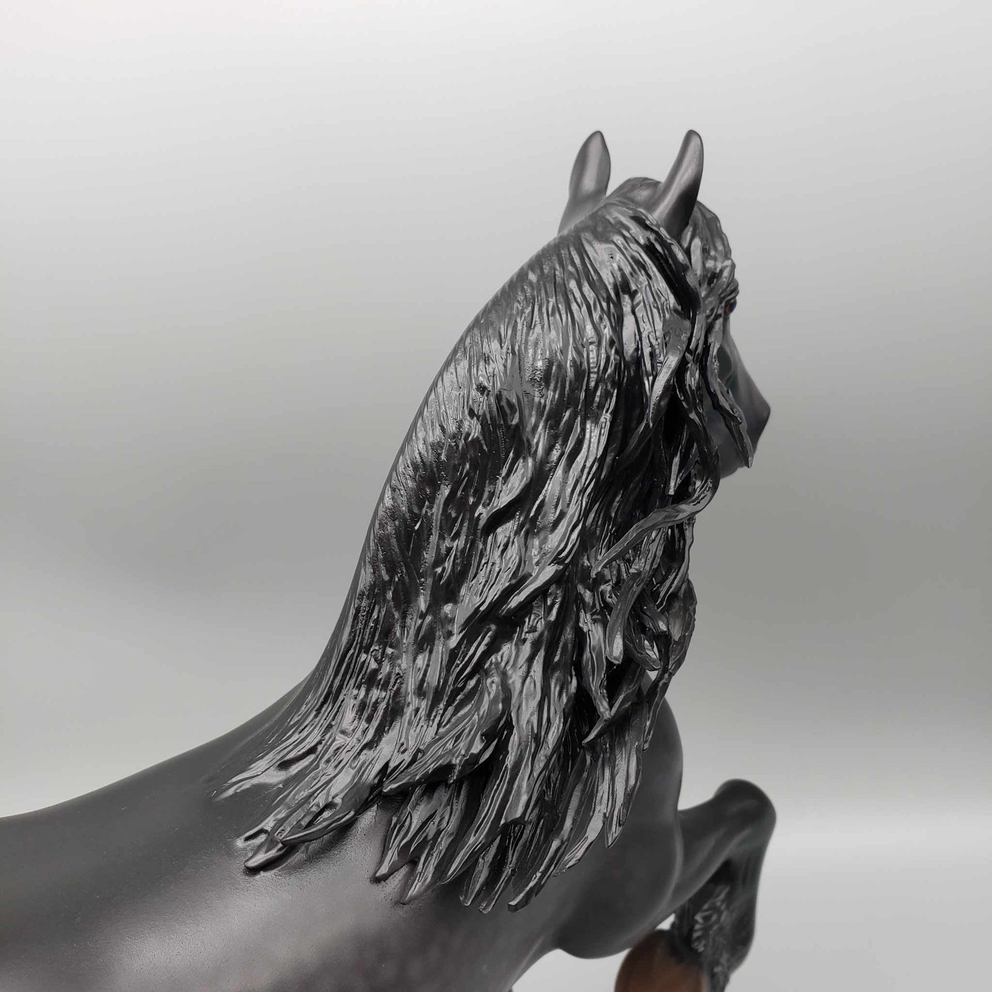 Marauder OOAK Dappled Black Trotting Drafter By Caroline Boydston Best Offer 11/27/23