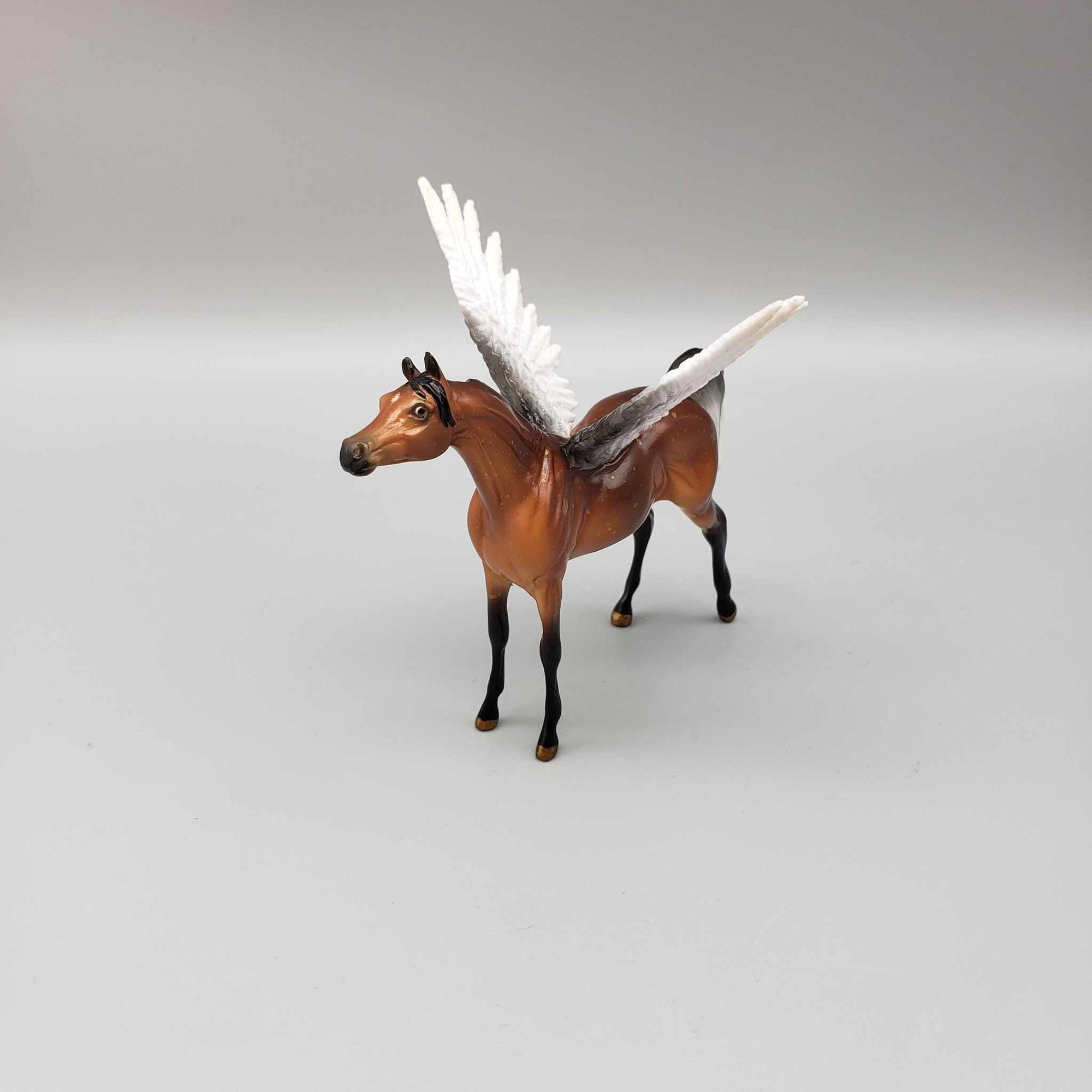 Seraphim OOAK Bay with Gold Flake Arabian Chip with Angel Wings By Ellen Robbins Holiday Sale HS23