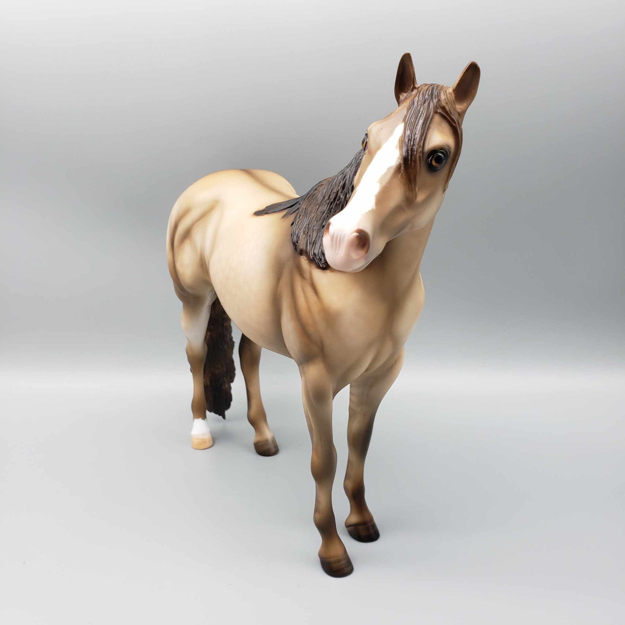 Texan OOAK Dappled Champagne Dun ISH By Julie Keim Best Offer 11/27/23