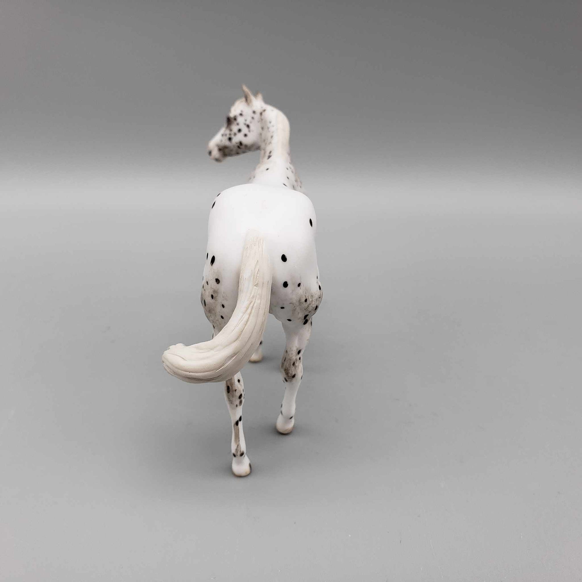 Semary OOAK Gray Leopard Appaloosa Custom Stock Chip By Andrea Thomason Holiday Sale HS23