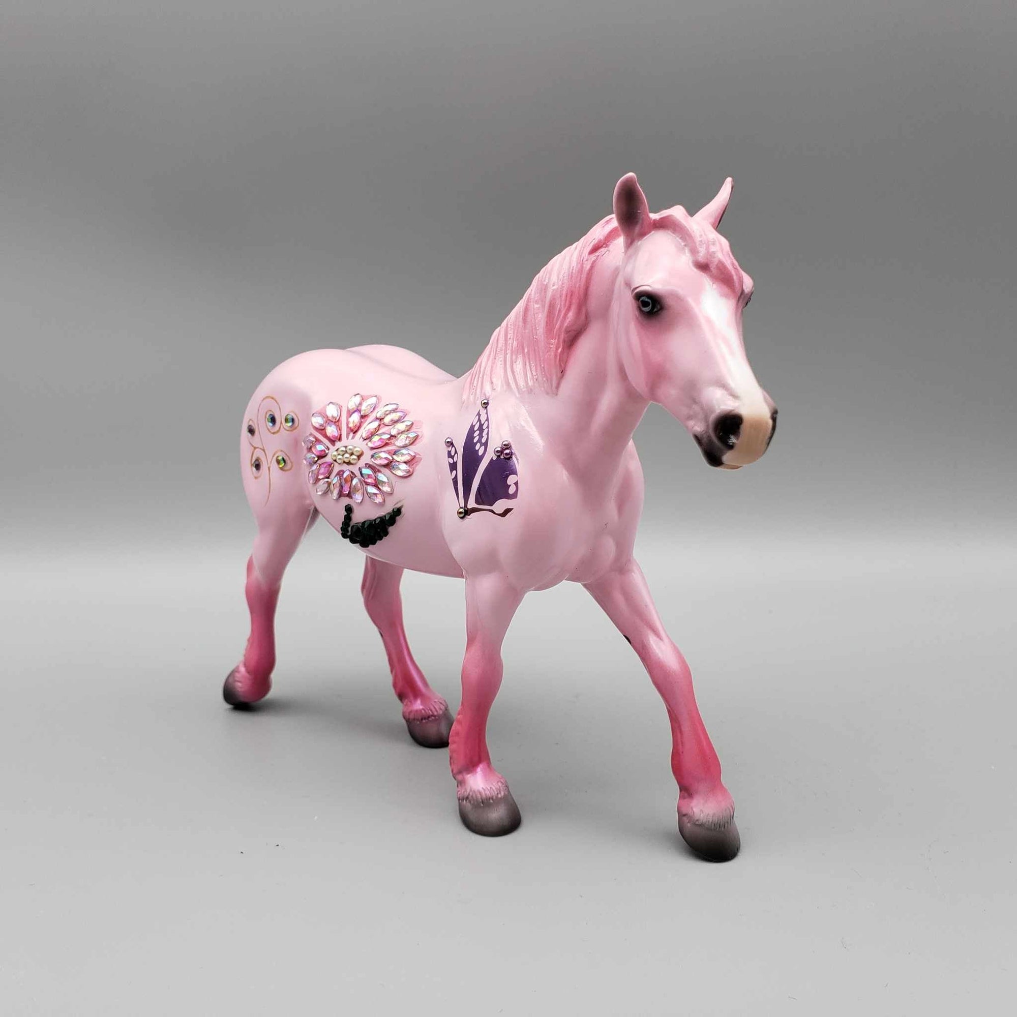 OOPSIE DAISY OOAK Pink Bling Draft Pebble By Dawn Quick Holiday Sale HS23