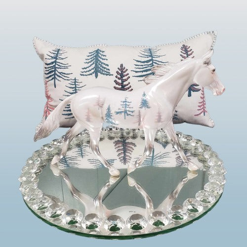 Glistening OOAK Deco Palouse by Angela Marleau with Pillow Holiday Sale HS23 Facebook Auction